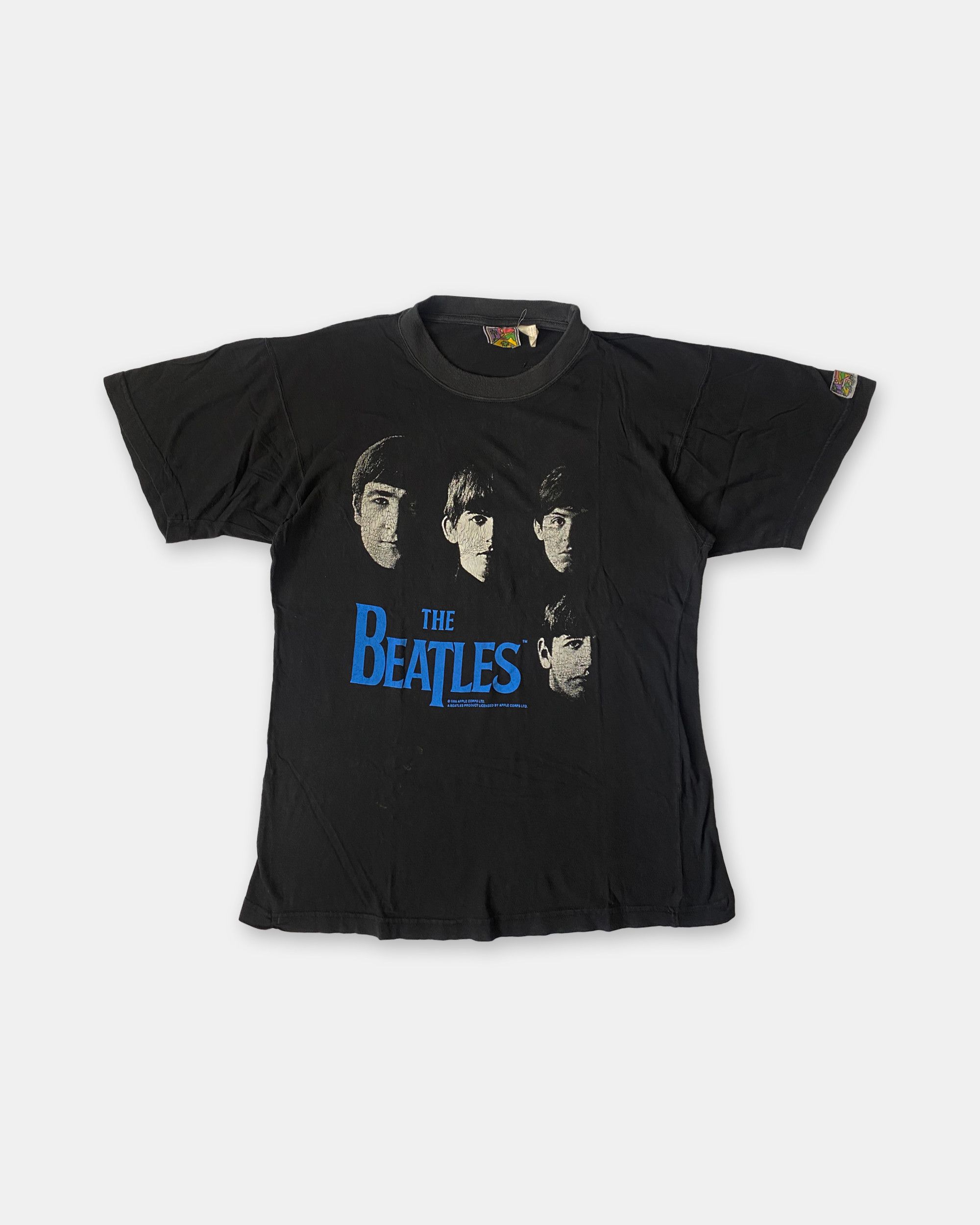 Vintage 1996 The Beatles Logo Band T-Shirt Size US L / EU 52-54 / 3 - 1 Thumbnail