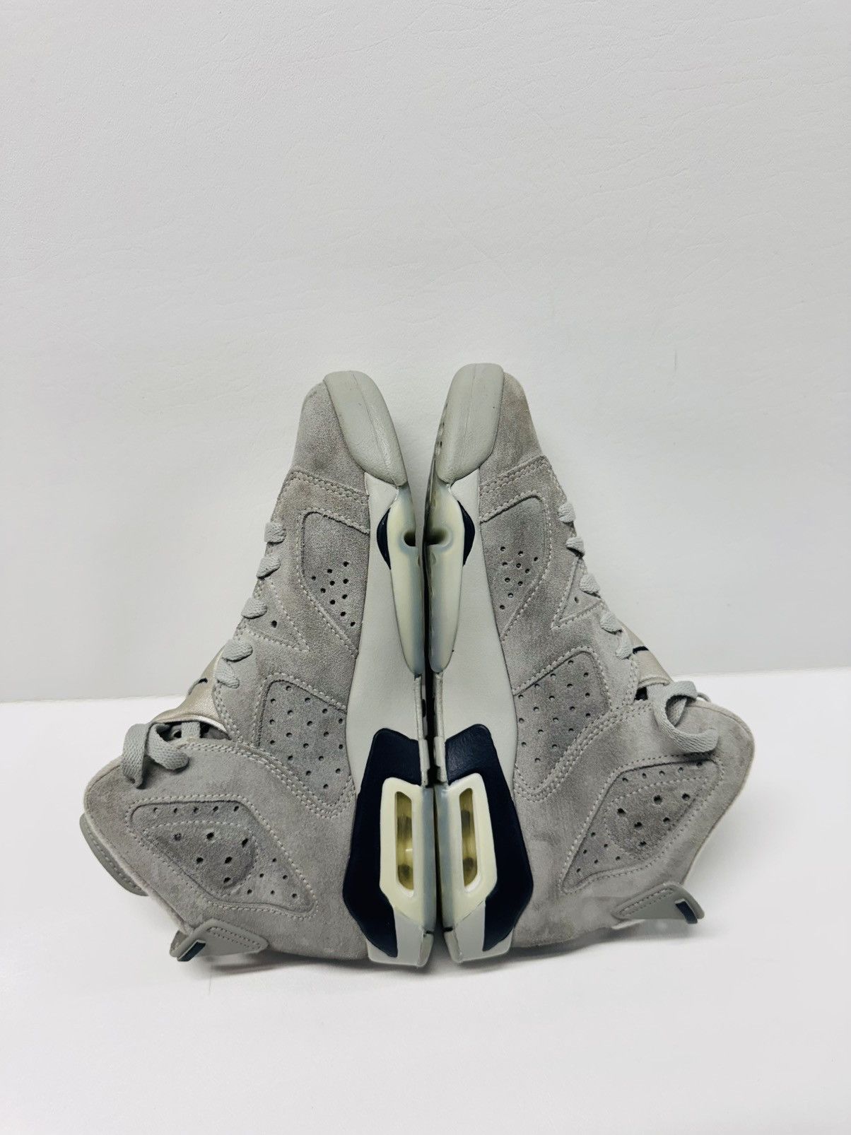 Jordan Brand Air Jordan 6 Retro Mid Georgetown Grey Size US 5.5 / EU 38 - 3 Thumbnail