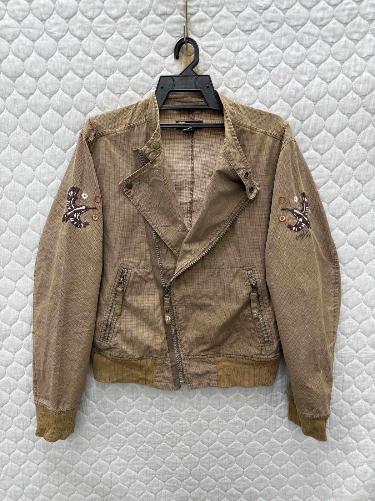 Diesel Black Gold 🔥🔥🔥ARCHIVE DIESEL DOUBLE COLAR JACKET Size M / US 6-8 / IT 42-44 - 1 Thumbnail