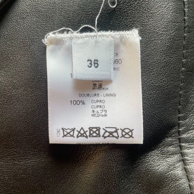 Givenchy Givenchy Sise36 Real Leather Black Biker Vest Size 36 Size US M / EU 48-50 / 2 - 4 Thumbnail