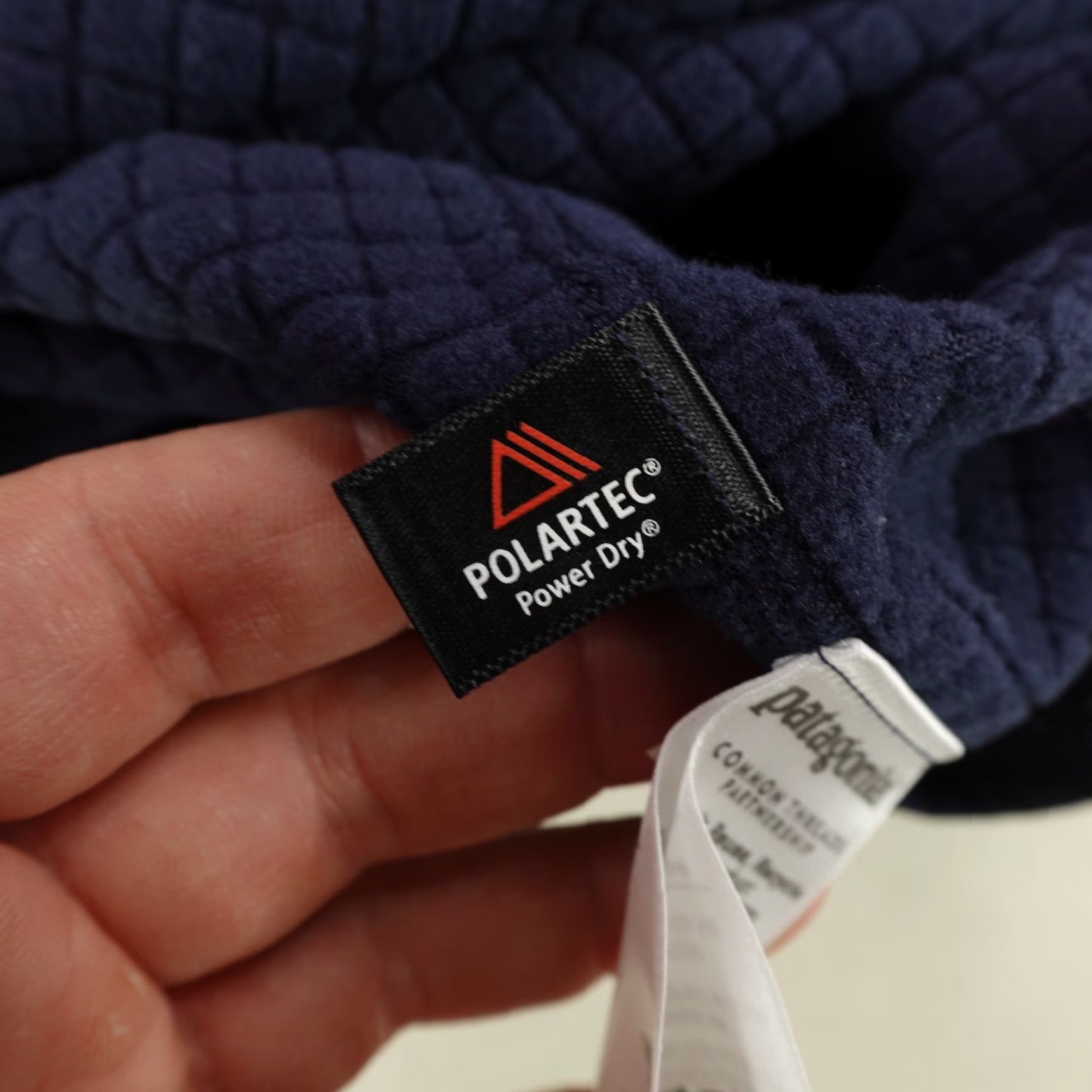Patagonia Jacket Mens XS Blue R1 Pullover 1/2 Zip Grid Fleece Hiking Windbreaker Outdoor Pockets Zipper Logo Regular Size XS Womens?
