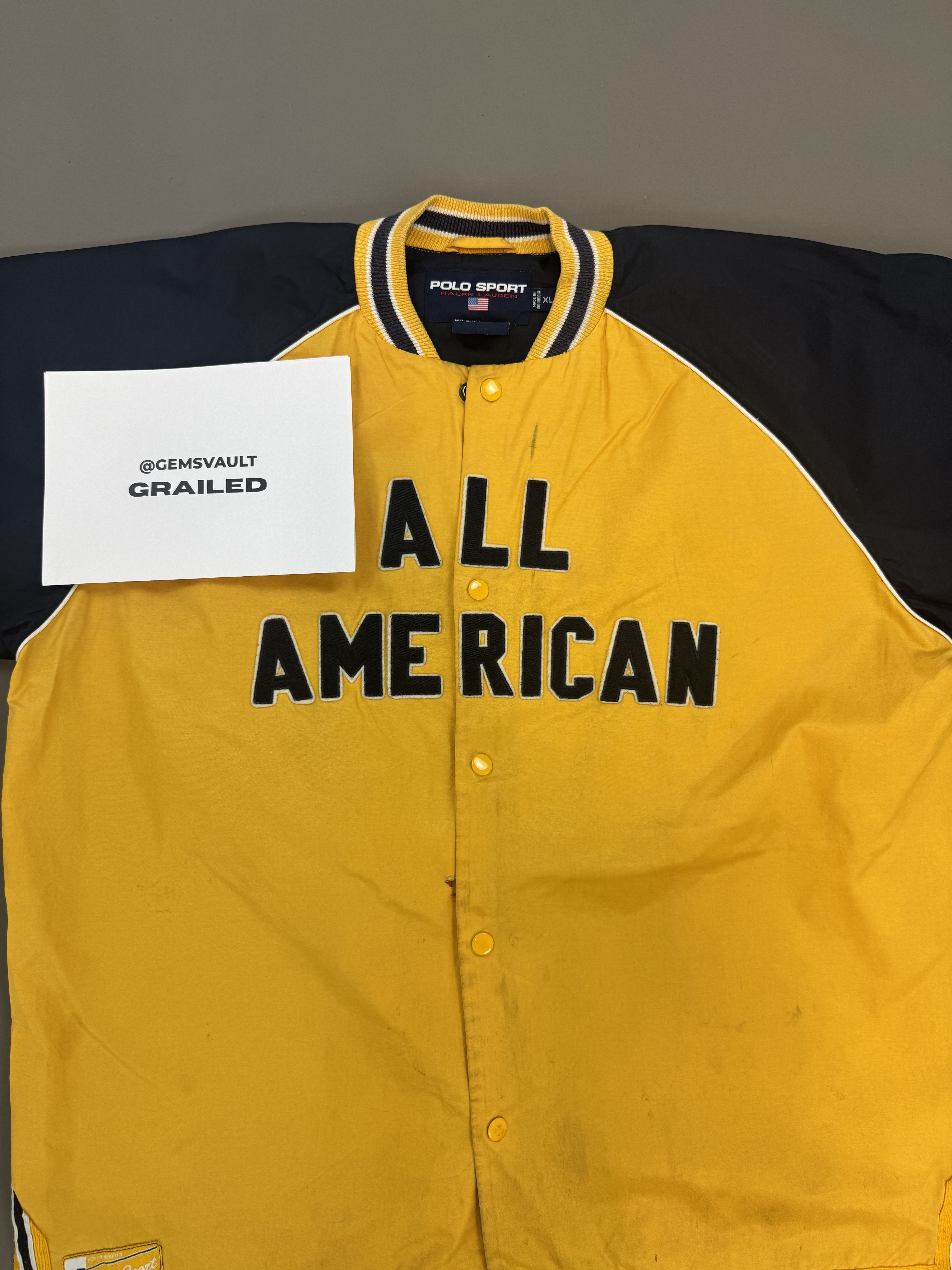 Ralph Lauren Sport Vintage Polo Sport Baseball Shirt Size US XL / EU 56 / 4 - 7 Thumbnail