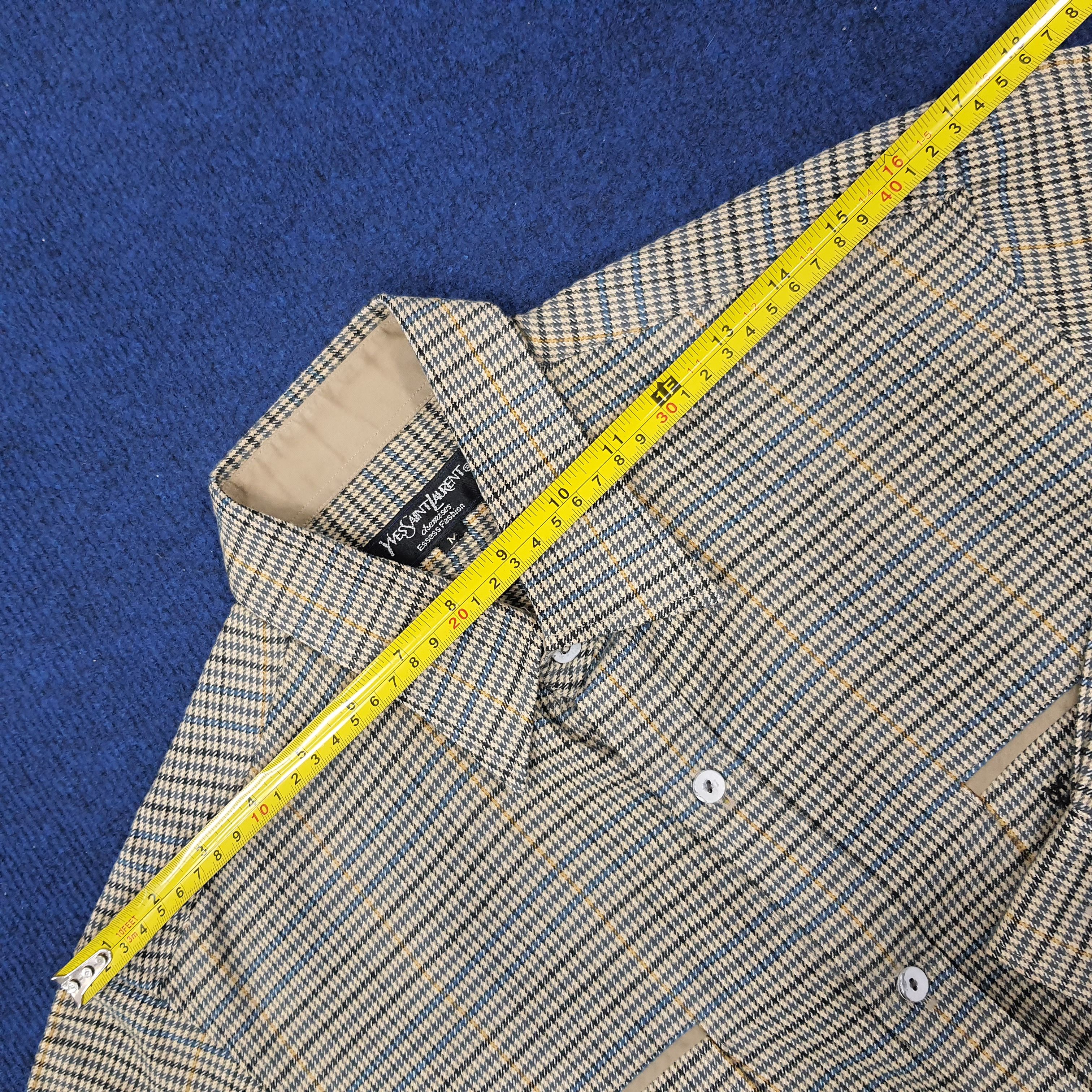Vintage × Yves Saint Laurent Vintage Yves Saint Laurent Designer Button Up Shirt Size US S / EU 44-46 / 1 - 12 Thumbnail