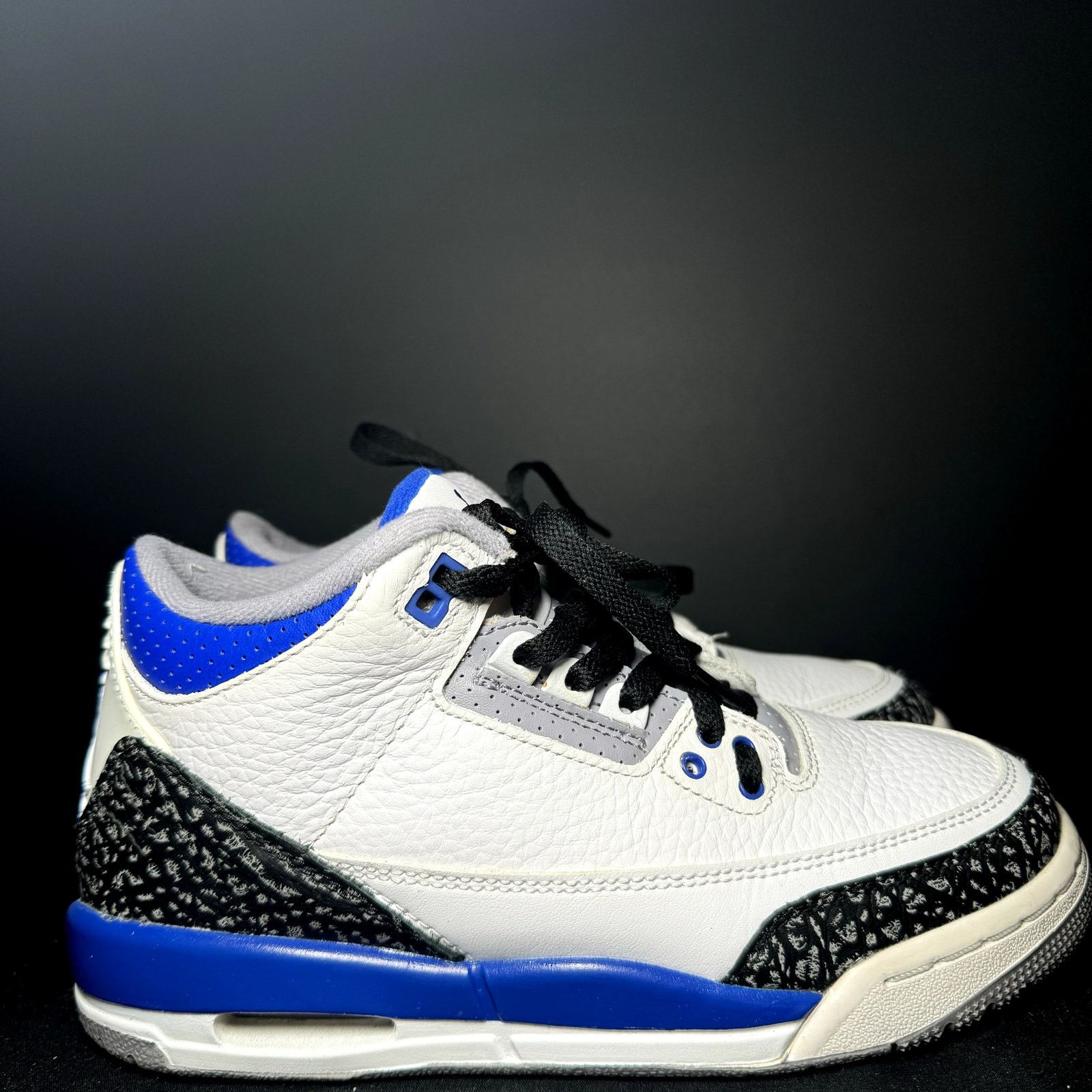 Nike Air Jordan 3 Retro GS Racer Blue Men's Shoes - Size 5