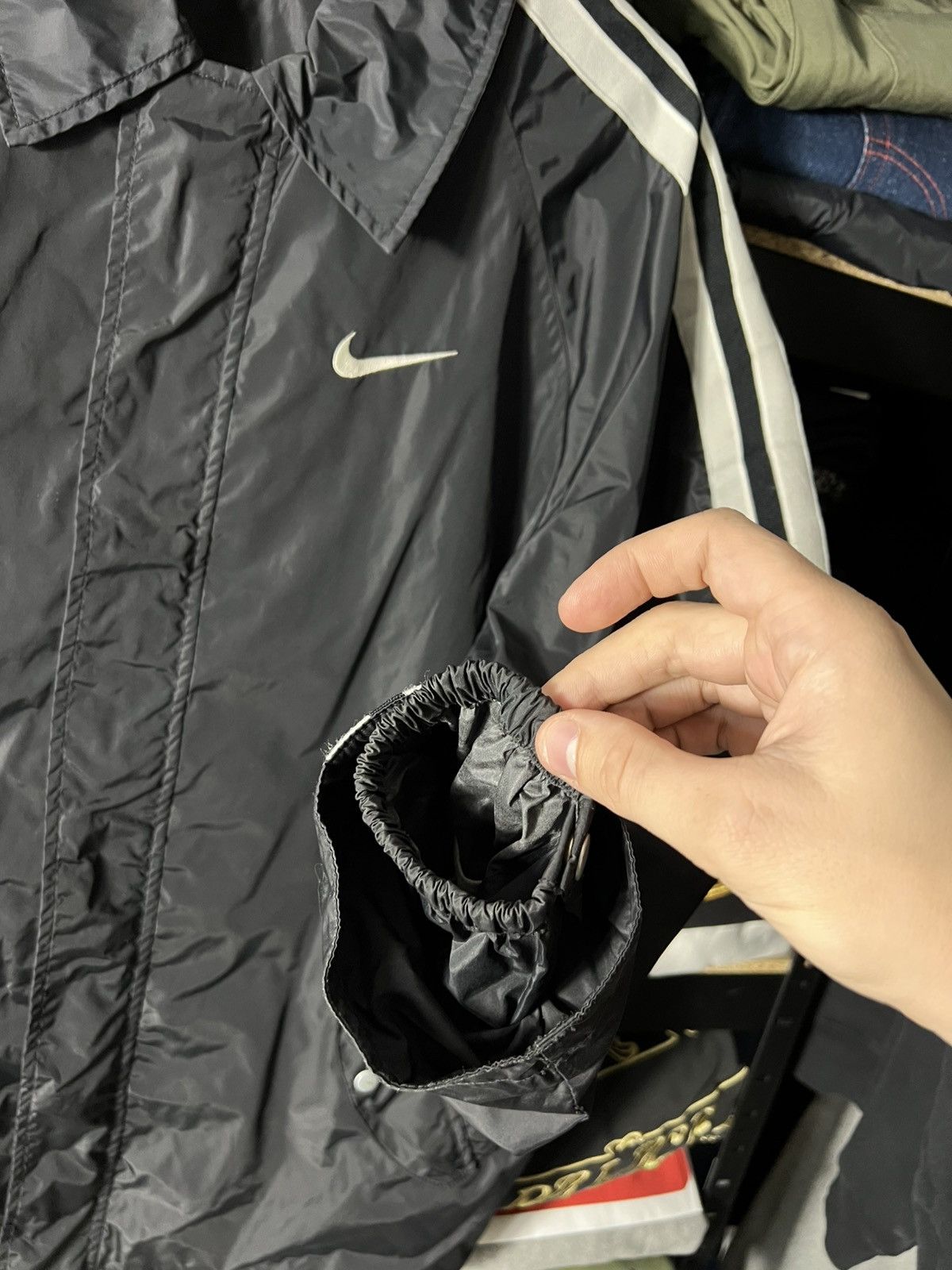 Nike 🔥 Nike Vintage Nylon Track Jacket — Black — Size M Size US M / EU 48-50 / 2 - 7 Thumbnail