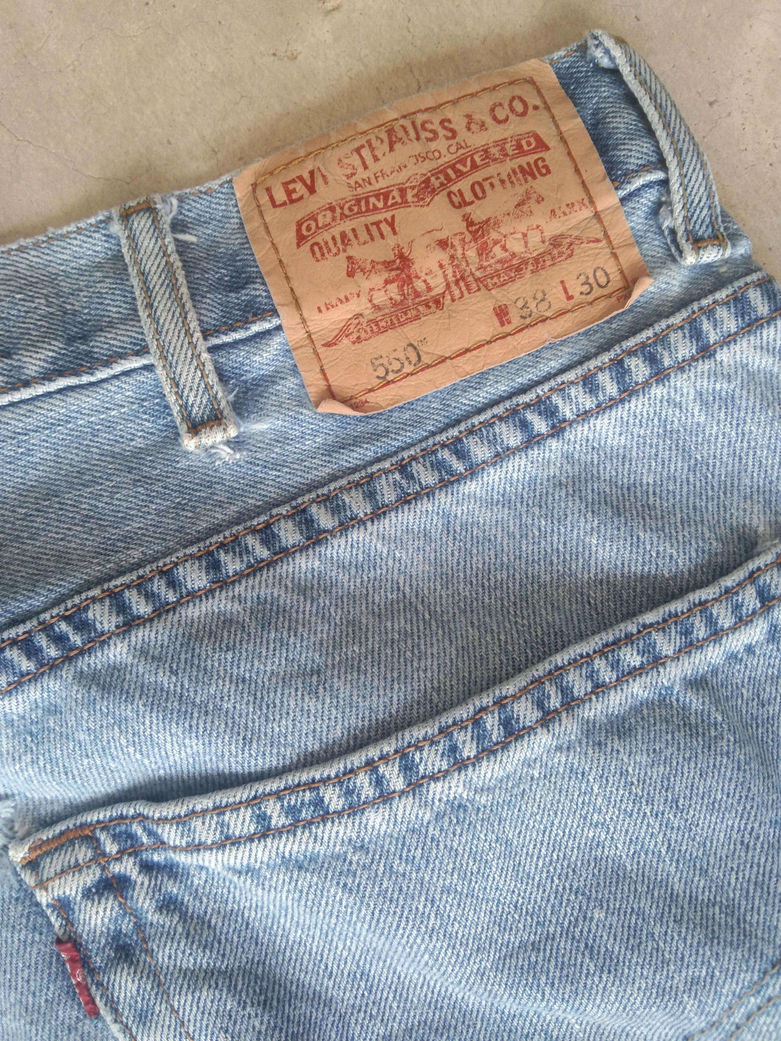 Levi's Vintage Levi's Jeans 550 Relaxed Fit 38x29 Size US 38 / EU 54 - 3 Thumbnail