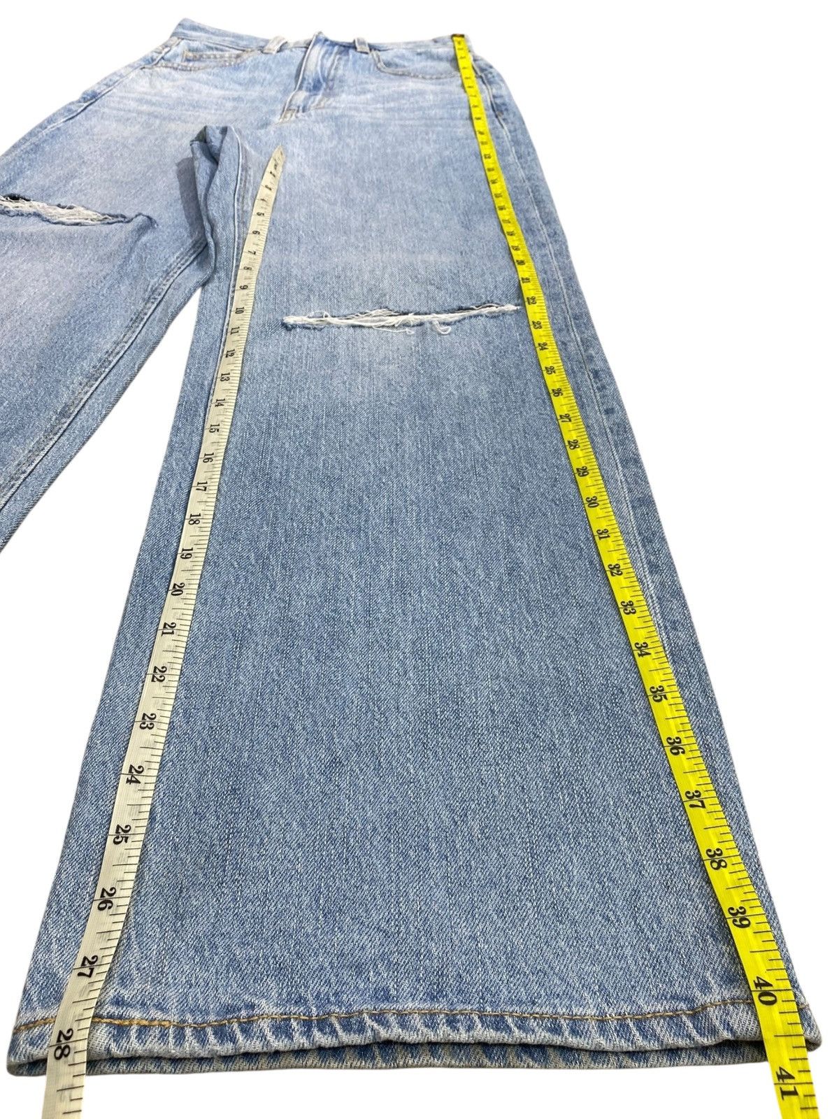 GU × Undercover GU Brand Blue Wash Baggy Style Jeans Size 25" / US 0 / IT 36 - 16 Thumbnail