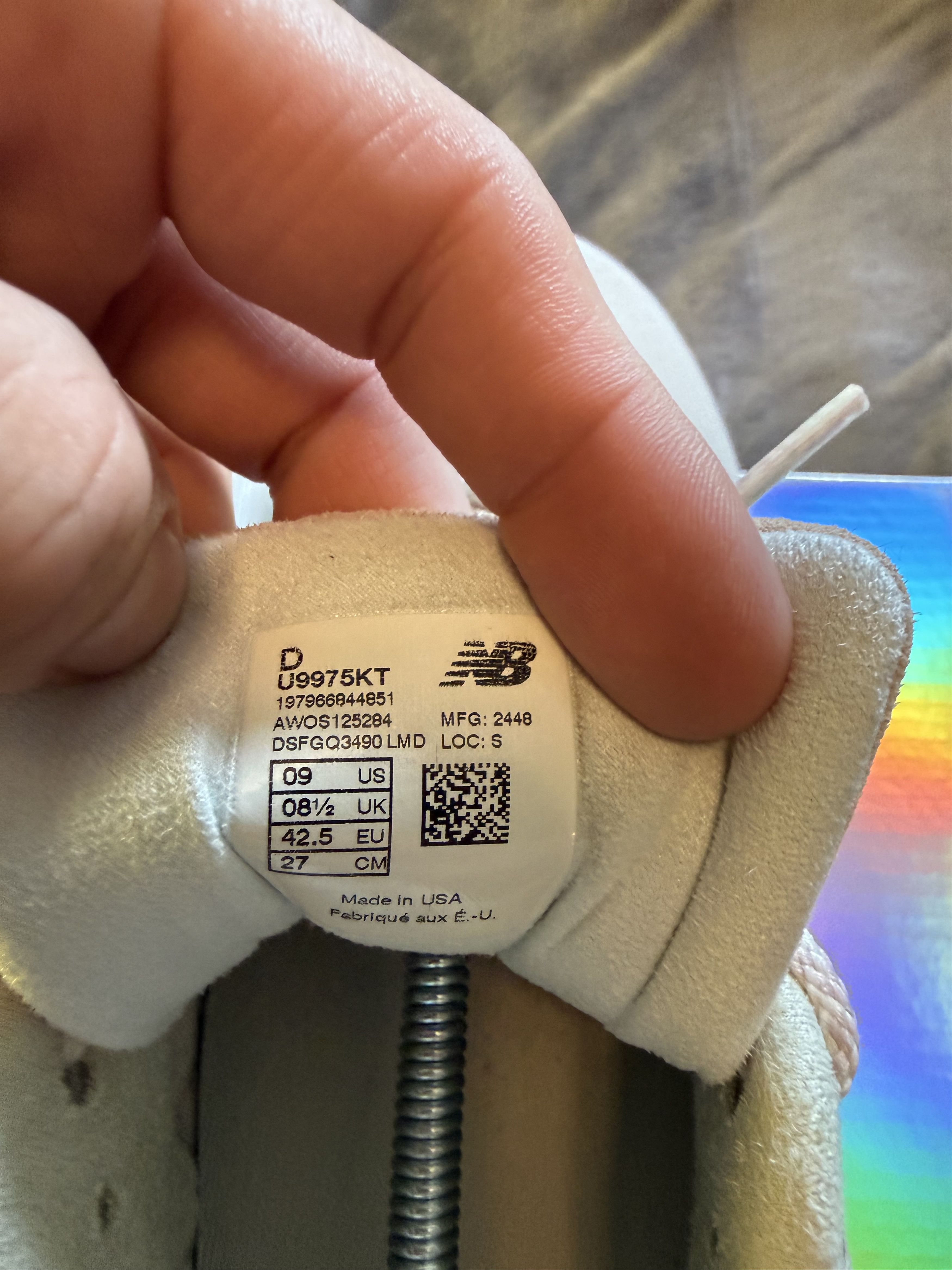 Kith × New Balance New Balance 997.5 MiUSA Kith Easter Ice Blue Size US 9 / EU 42 - 7 Thumbnail