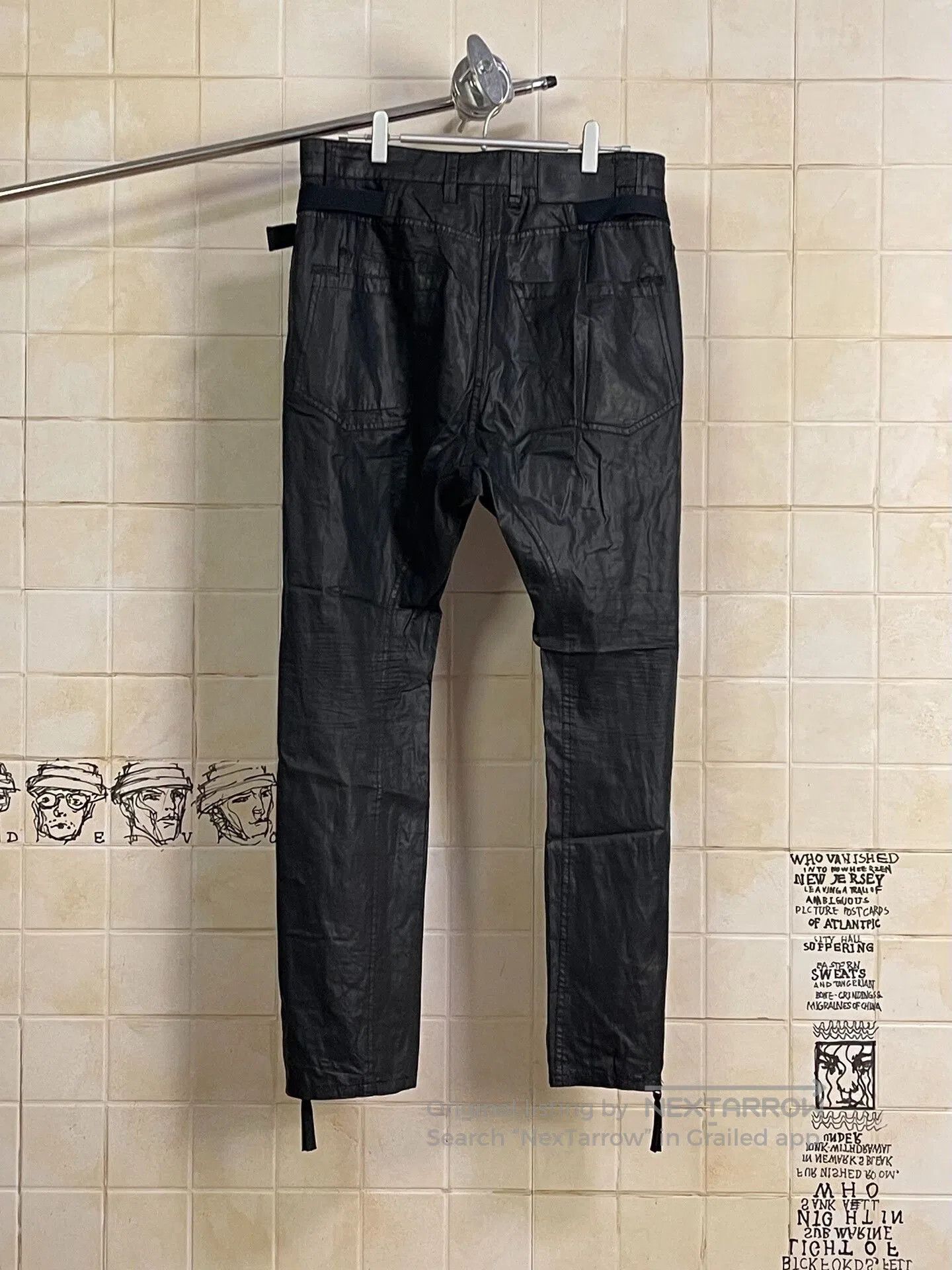 Helmut Lang Helmut Lang Coated Functional Cargo Pants. Size US 30 / EU 46 - 2 Thumbnail