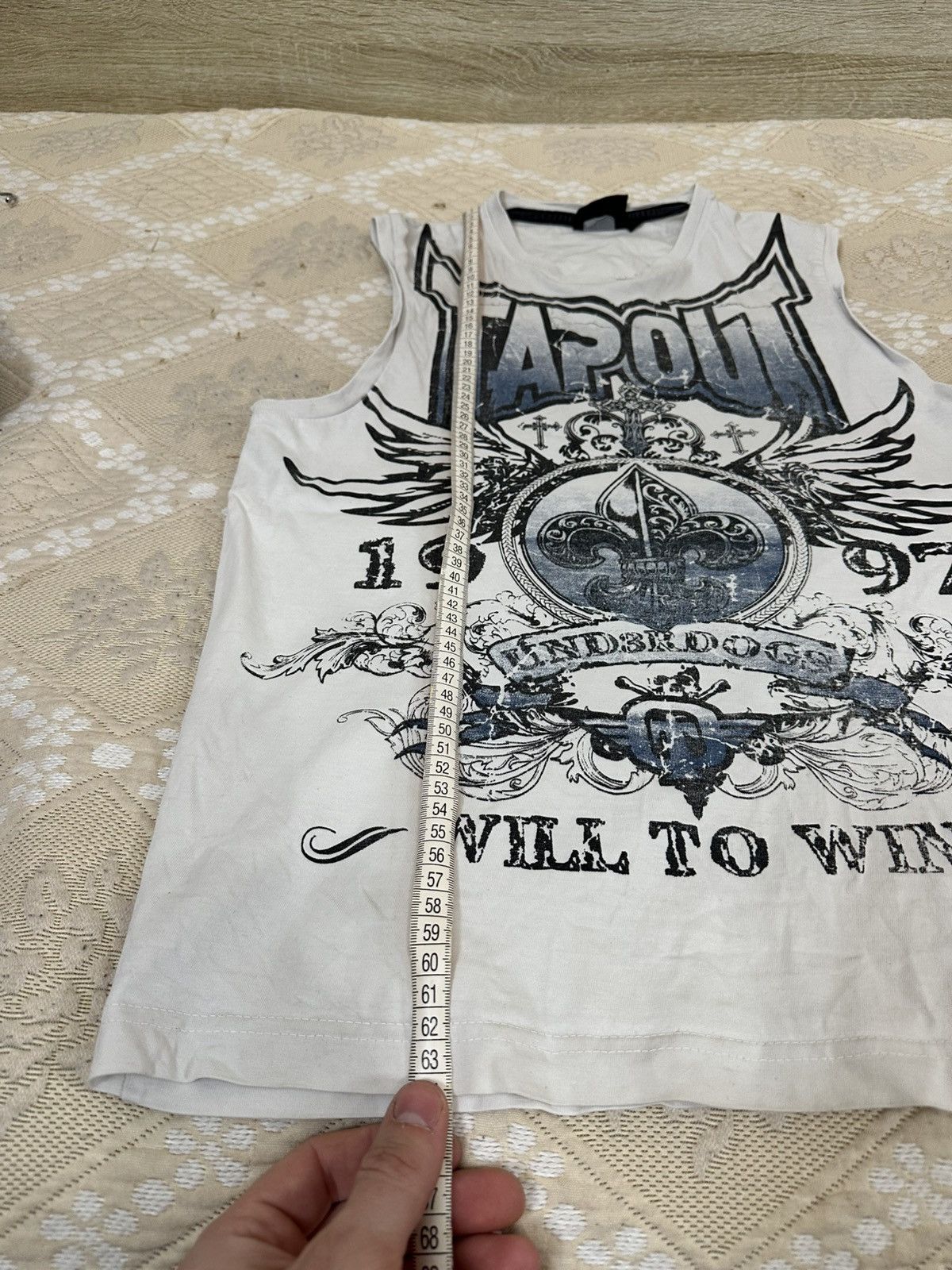 Tapout 🔥 Tapout Big Logo Tank Top T Shirt Affliction Ed Hardy Y2K Size US S / EU 44-46 / 1 - 12 Thumbnail