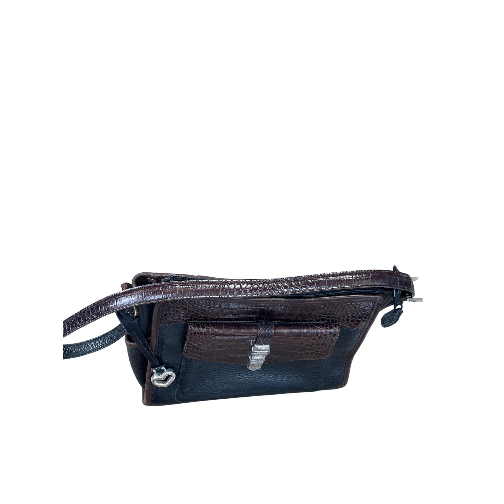 Brighton Brighton Womens Brown Leather Shoulder Handbag SKU 8962 Size ONE SIZE - 3 Thumbnail