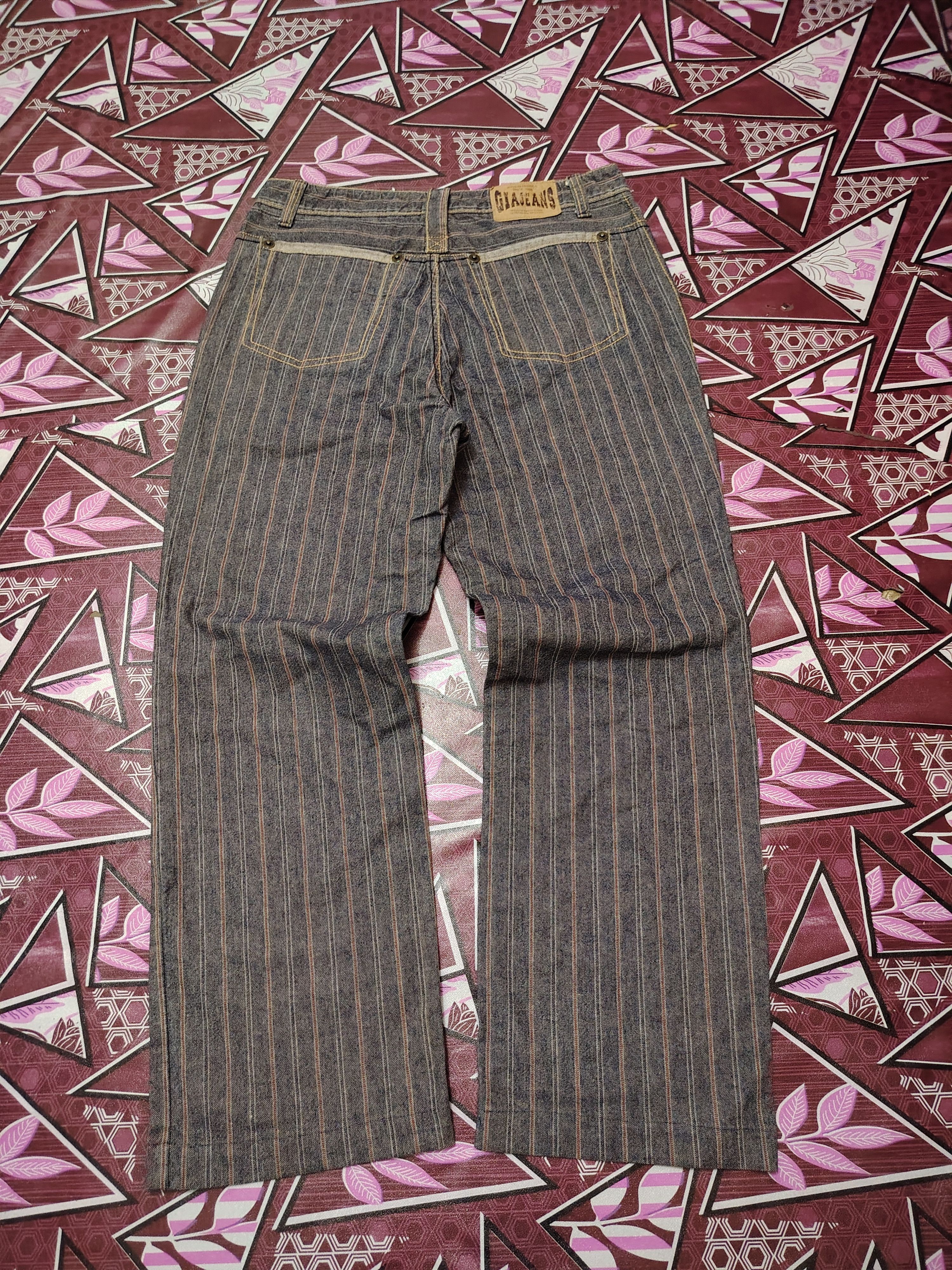 Designer × Japanese Brand Guys in America Jeans Striped baggy style Size US 32 / EU 48 - 12 Thumbnail