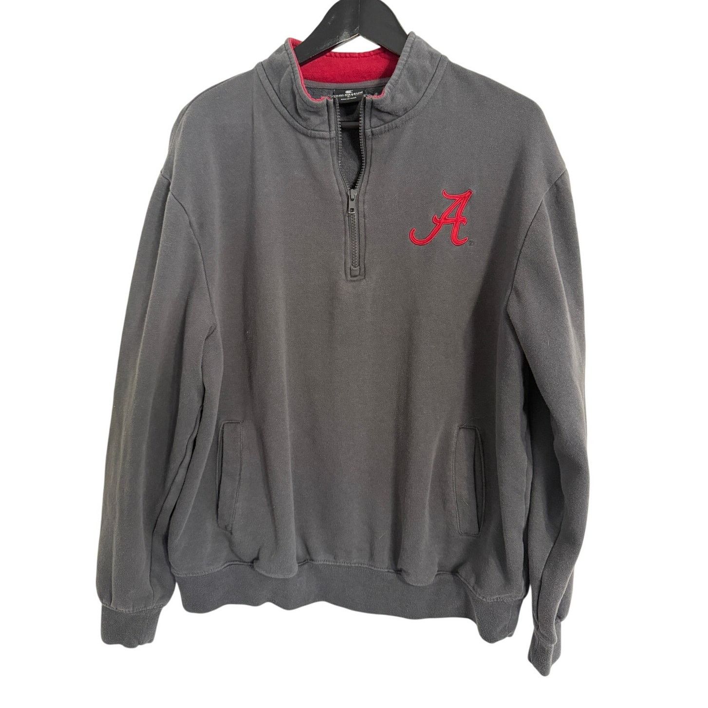 Colosseum Athletics Alabama Crimson Tide 1/4-zip Sweatshirt Size Large Size US L / EU 52-54 / 3 - 1 Thumbnail