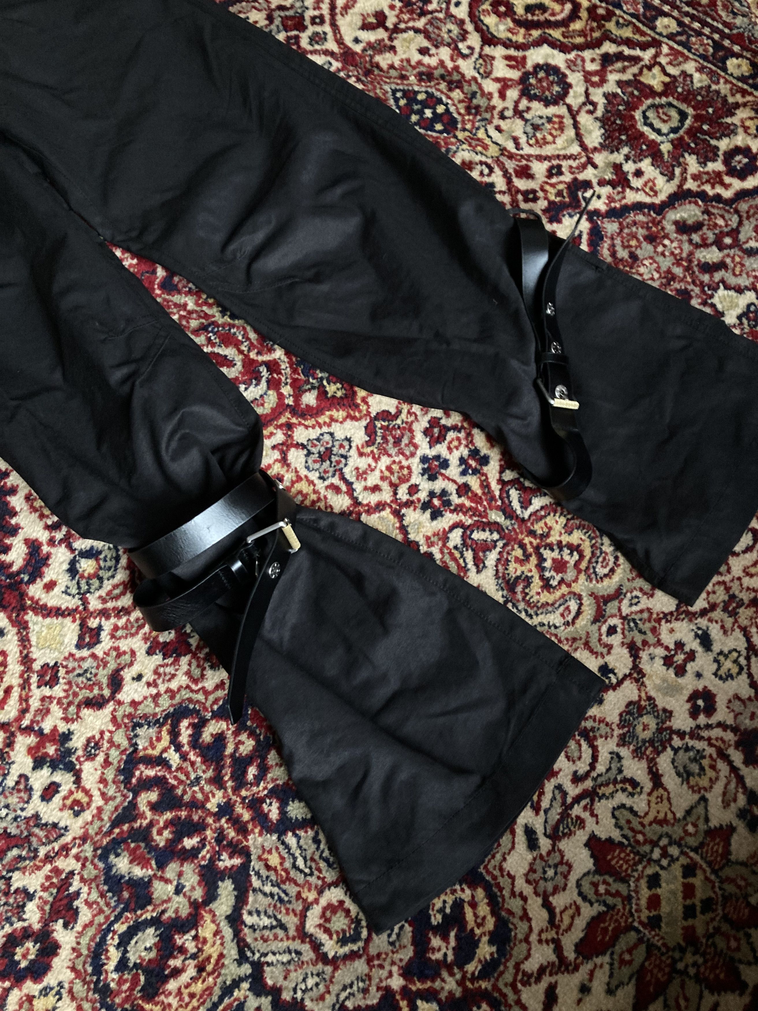Dion Lee Black Buckle Strap Cuff Trousers - Pants Size US 26 / EU 42 - 8 Thumbnail