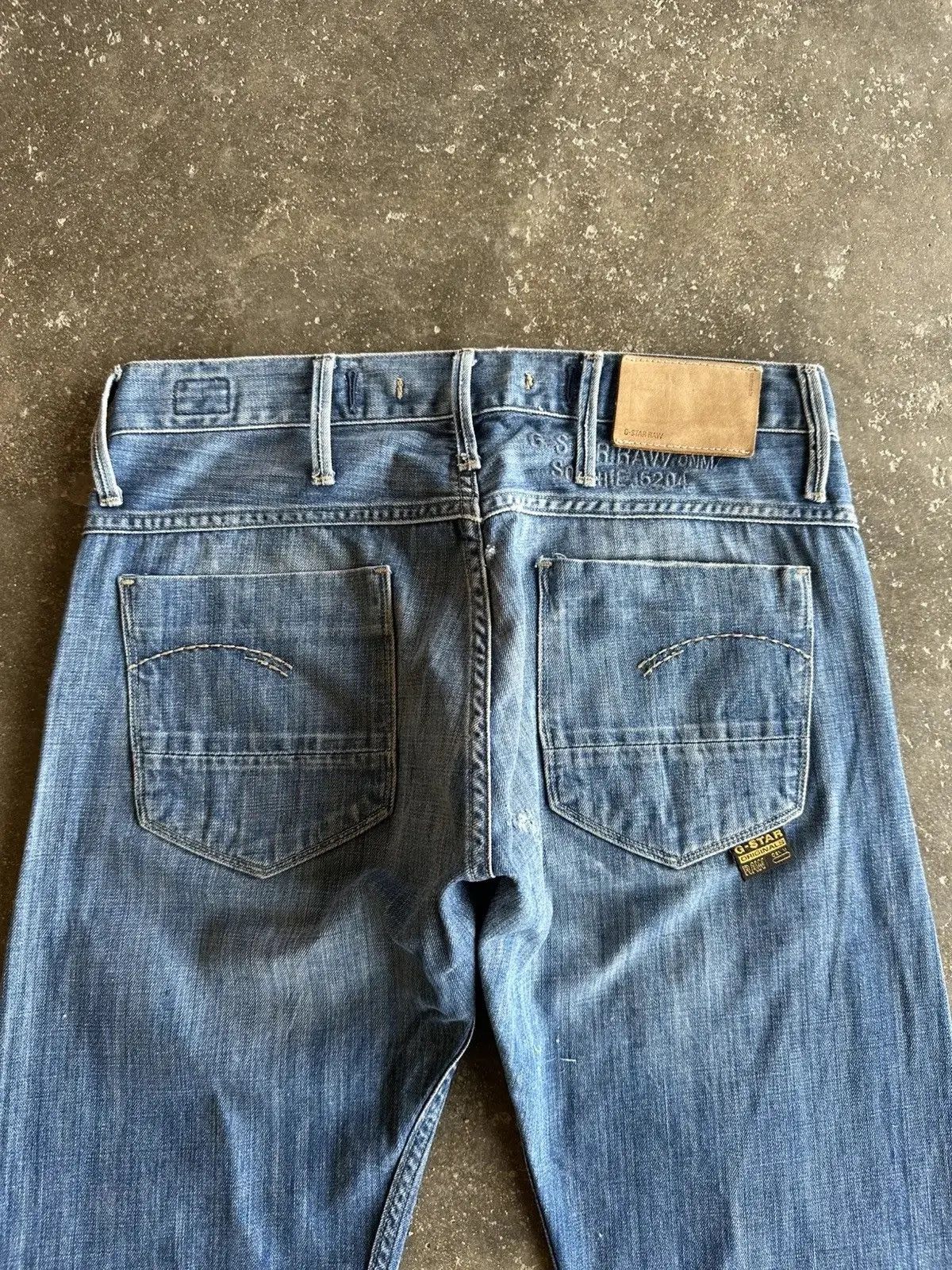 Vintage SICKS 💥💥 VINTAGE G-STAR RAW DENIM SAILOR PANTS Size US 31 - 10 Thumbnail