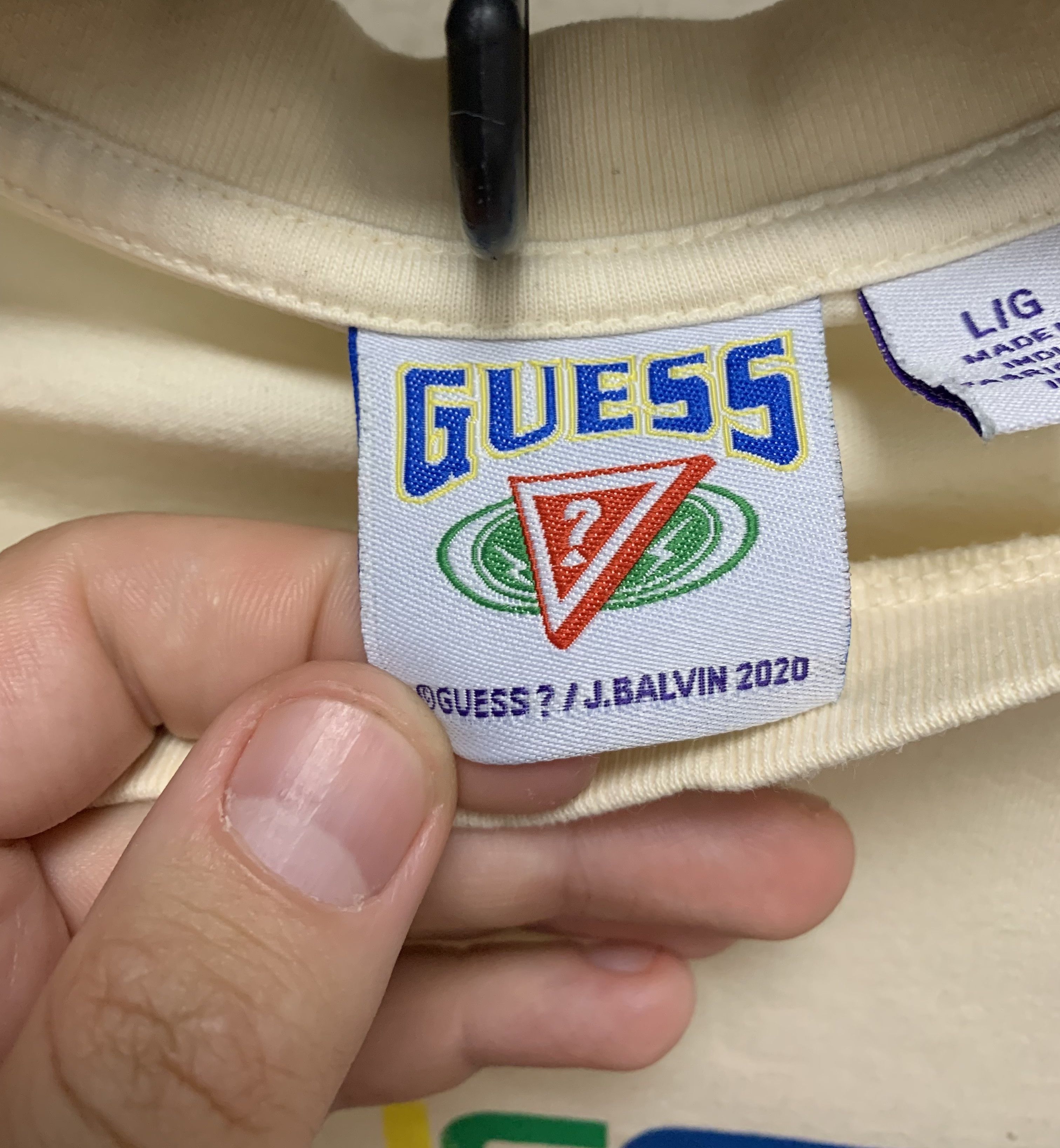 Guess × J Balvin Guess J.Balvin 2020 big logo t-shirt L-Xl sz Size US L / EU 52-54 / 3 - 8 Thumbnail