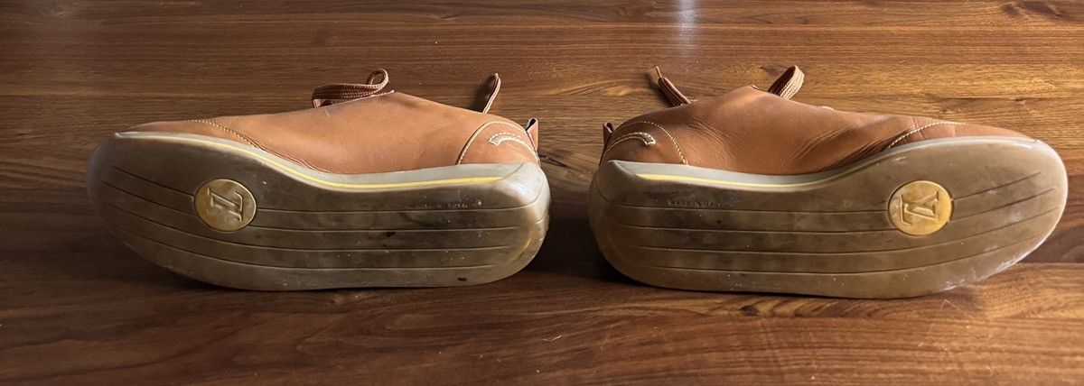 Louis Vuitton Louis Vuitton Cognac Leather Sneakers Size US 8.5 / IT 38.5 - 6 Thumbnail
