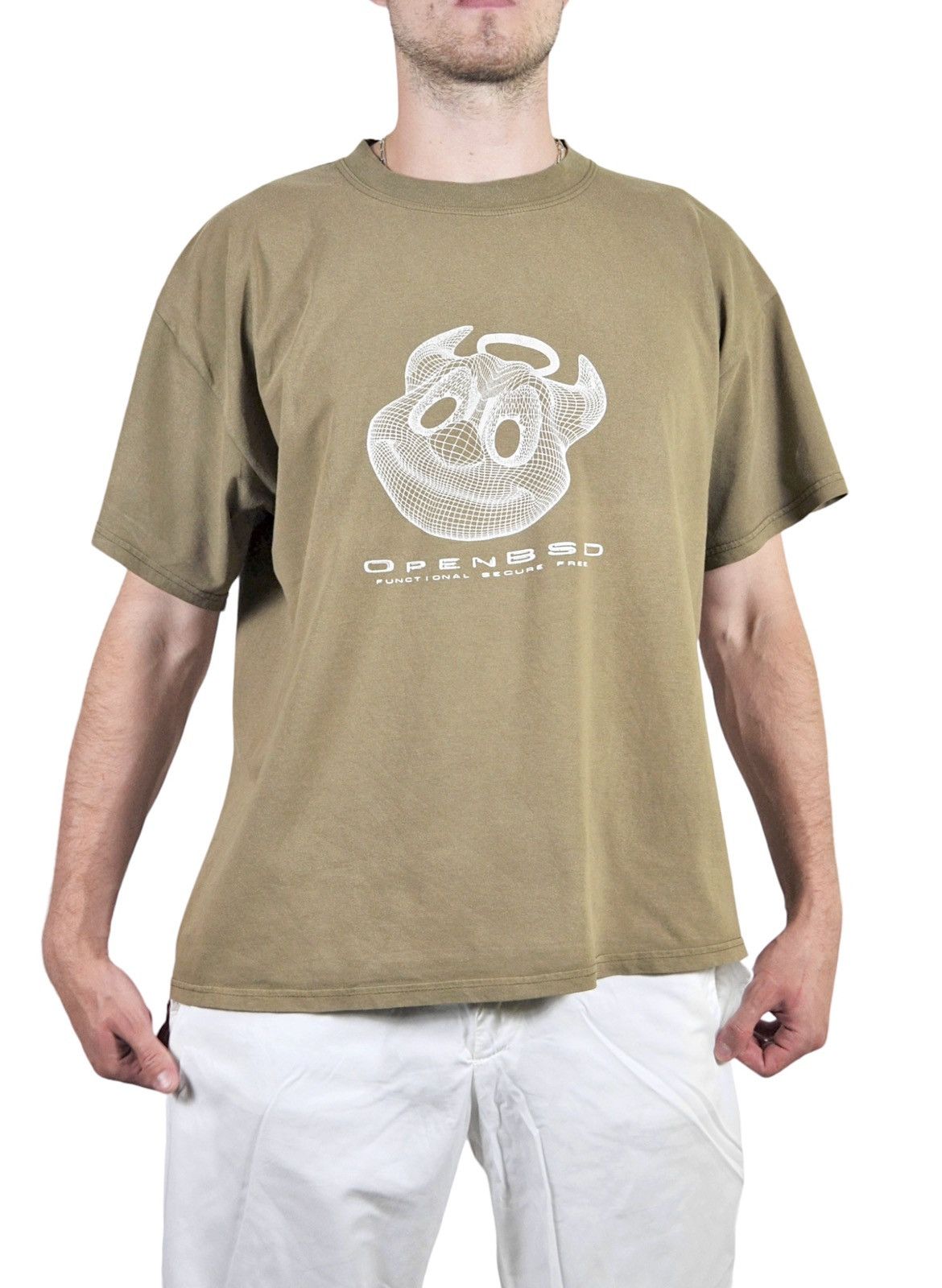 Microsoft 90s OpenBSD Software Vintage Tee Y2K Size US XL / EU 56 / 4 - 2 Thumbnail