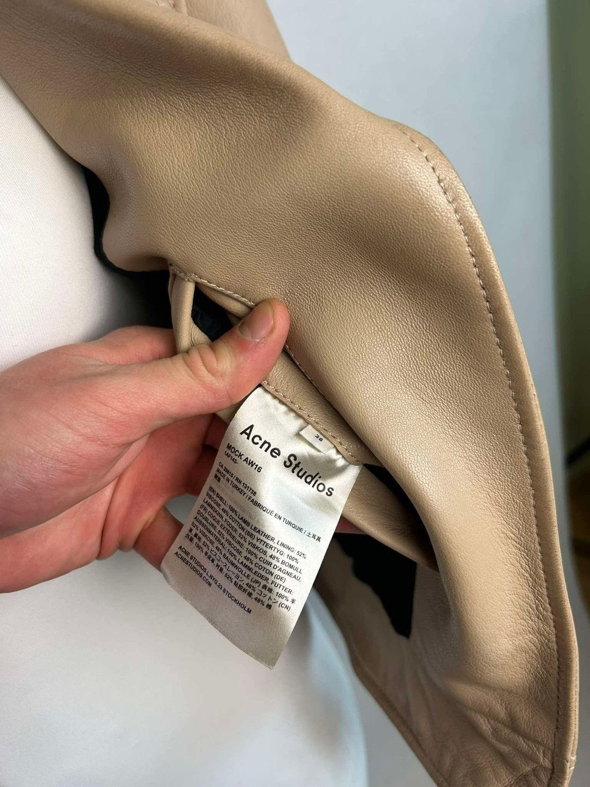Acne Studios leather jacket