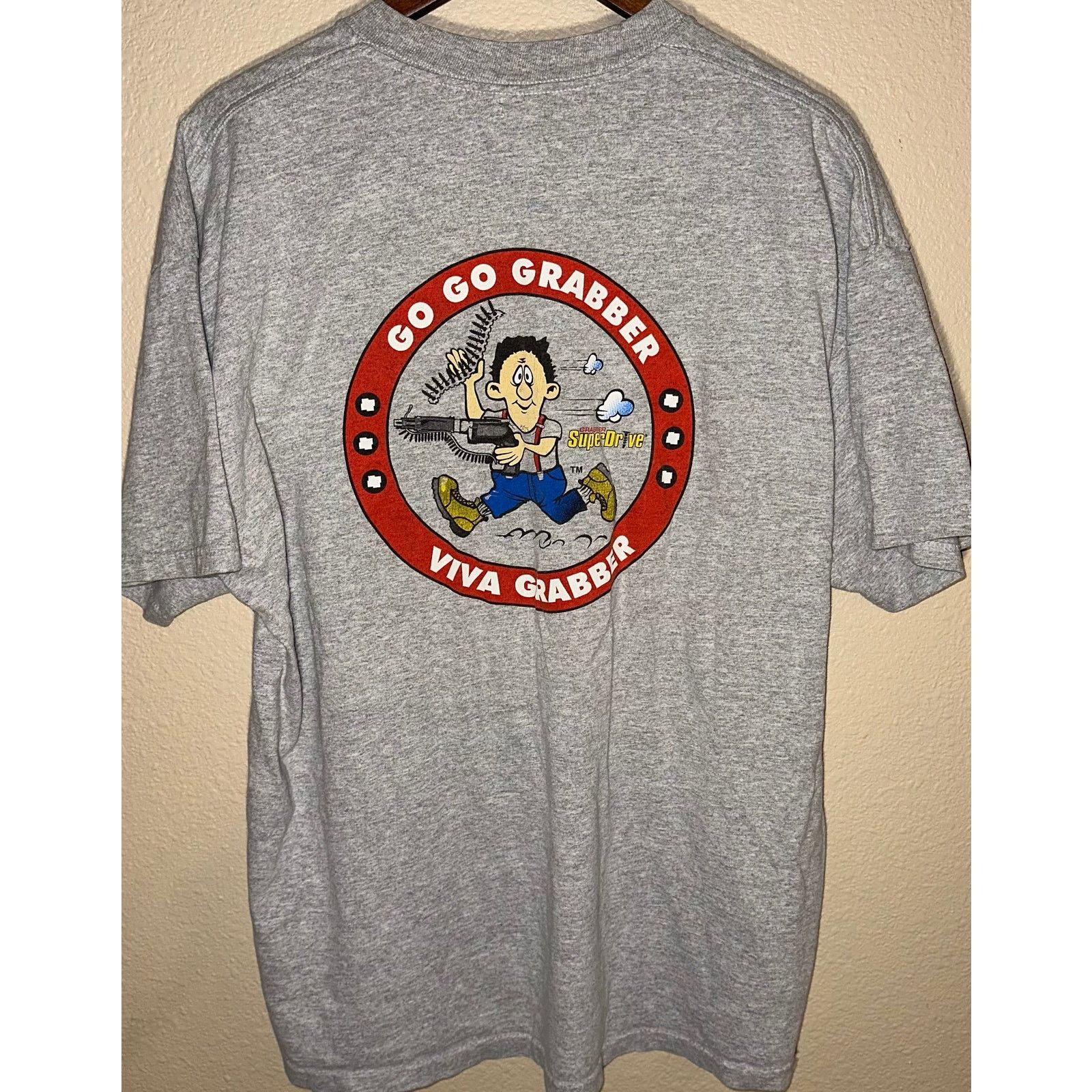 Jerzees 🔩 GRABBER “GO GO GRABBER” PROMO TEE 🔩 Size US XXL / EU 58 / 5 - 2 Thumbnail