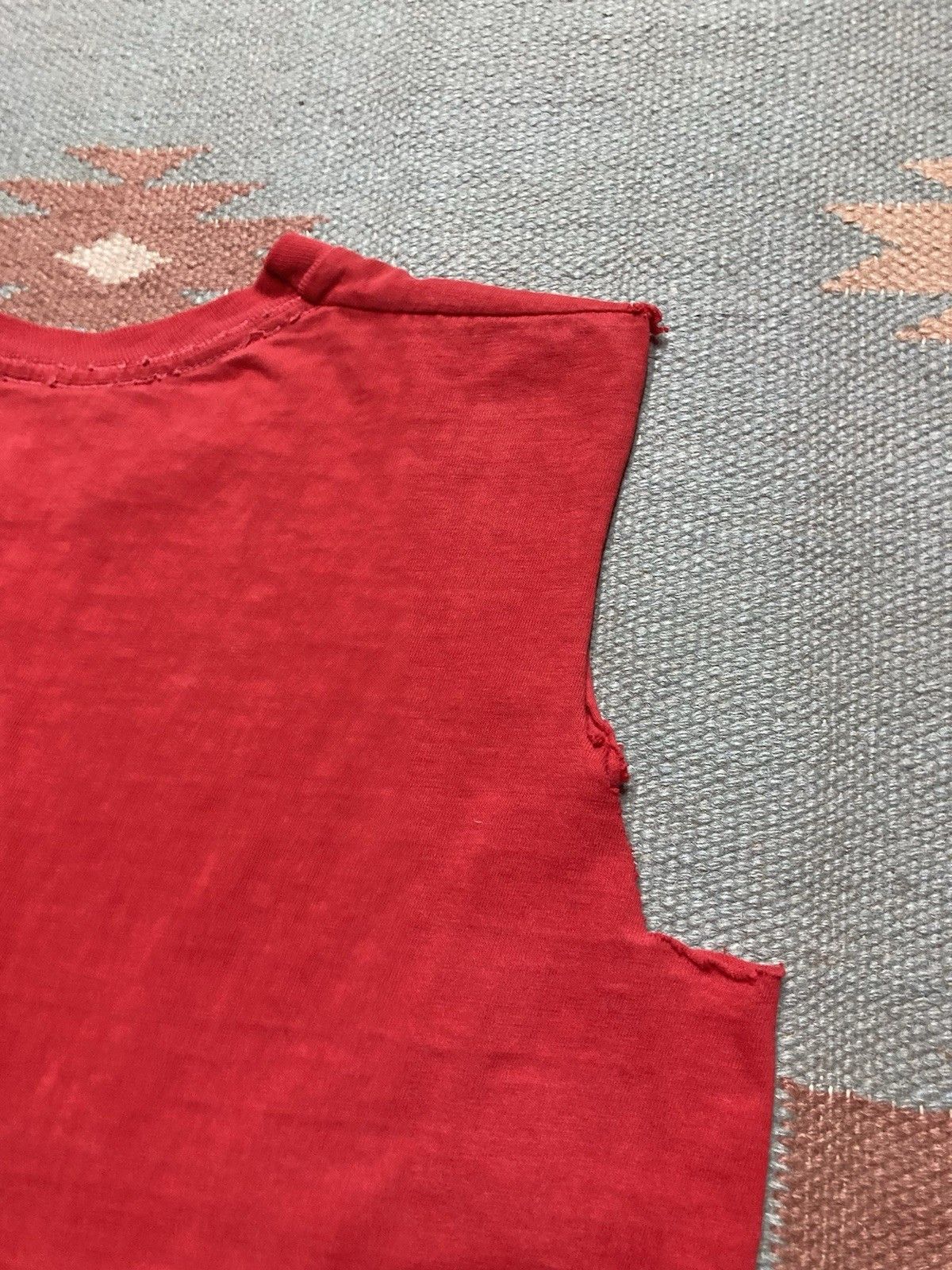Vintage 70s tank top pocket t shirt fruit loom distressed cotton M Size US M / EU 48-50 / 2 - 10 Thumbnail
