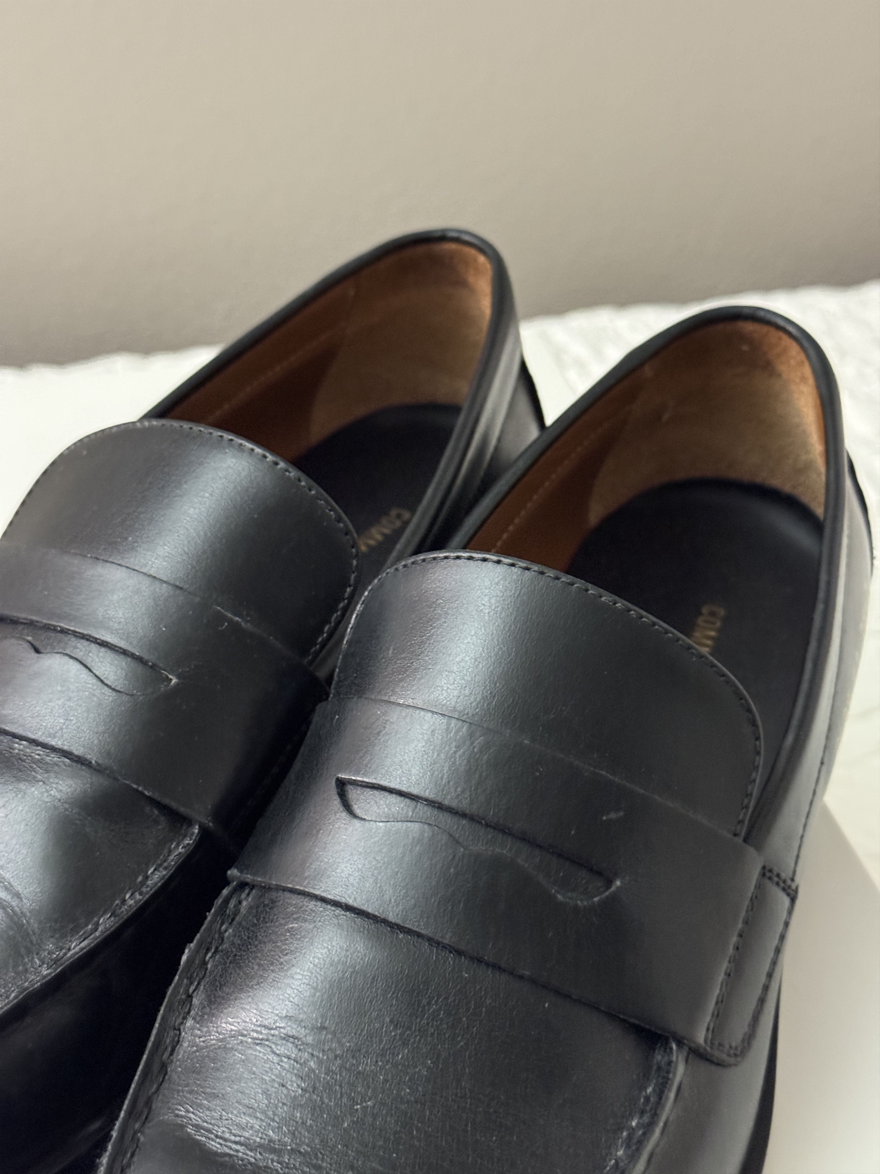 Common Projects Common Projects Black Leather Penny Loafers Size 41 8US Size US 8 / EU 41 - 4 Thumbnail