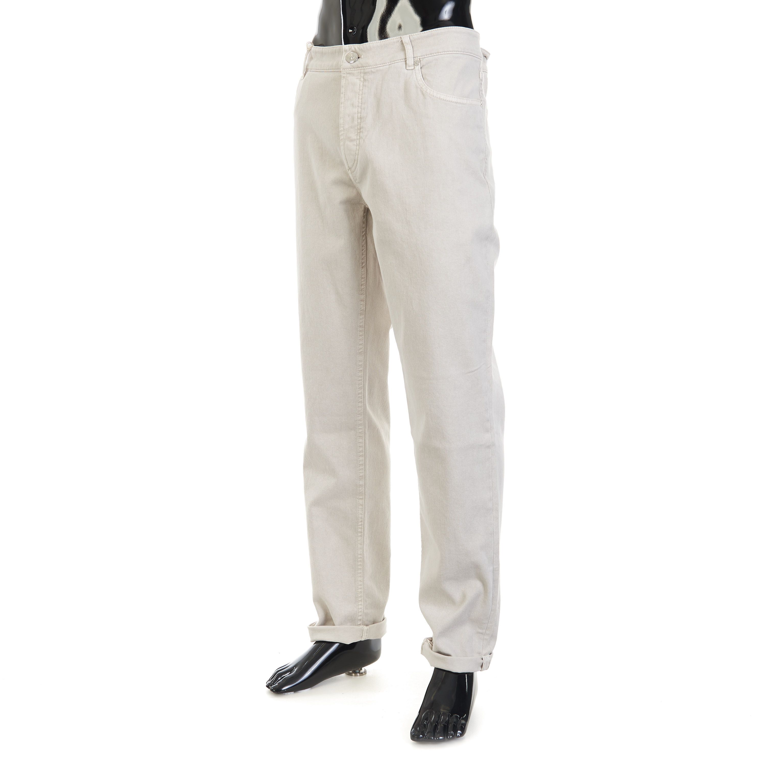 Brunello Cucinelli Five-Pocket Trousers - Garment Dyed Comfort Lightweight Size US 38 / EU 54 - 2 Thumbnail