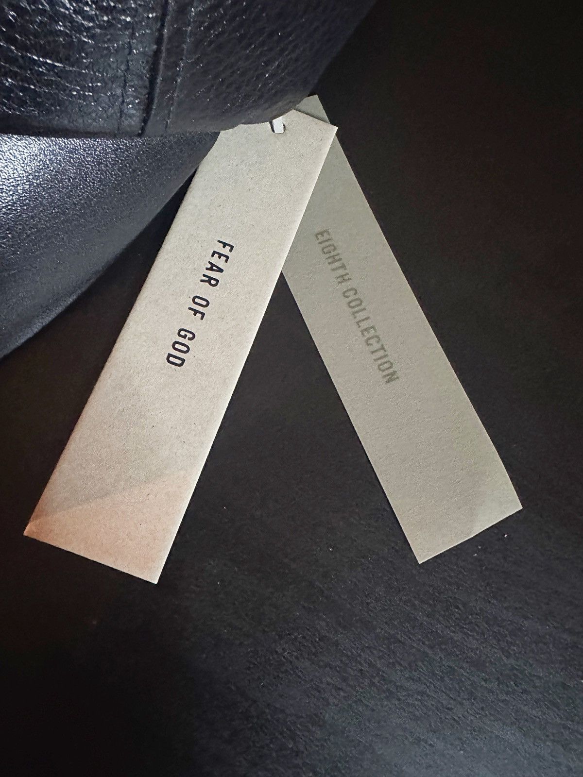 Fear of God Fear of God Textured Leather Baseball Cap Size 40 - 11 Thumbnail