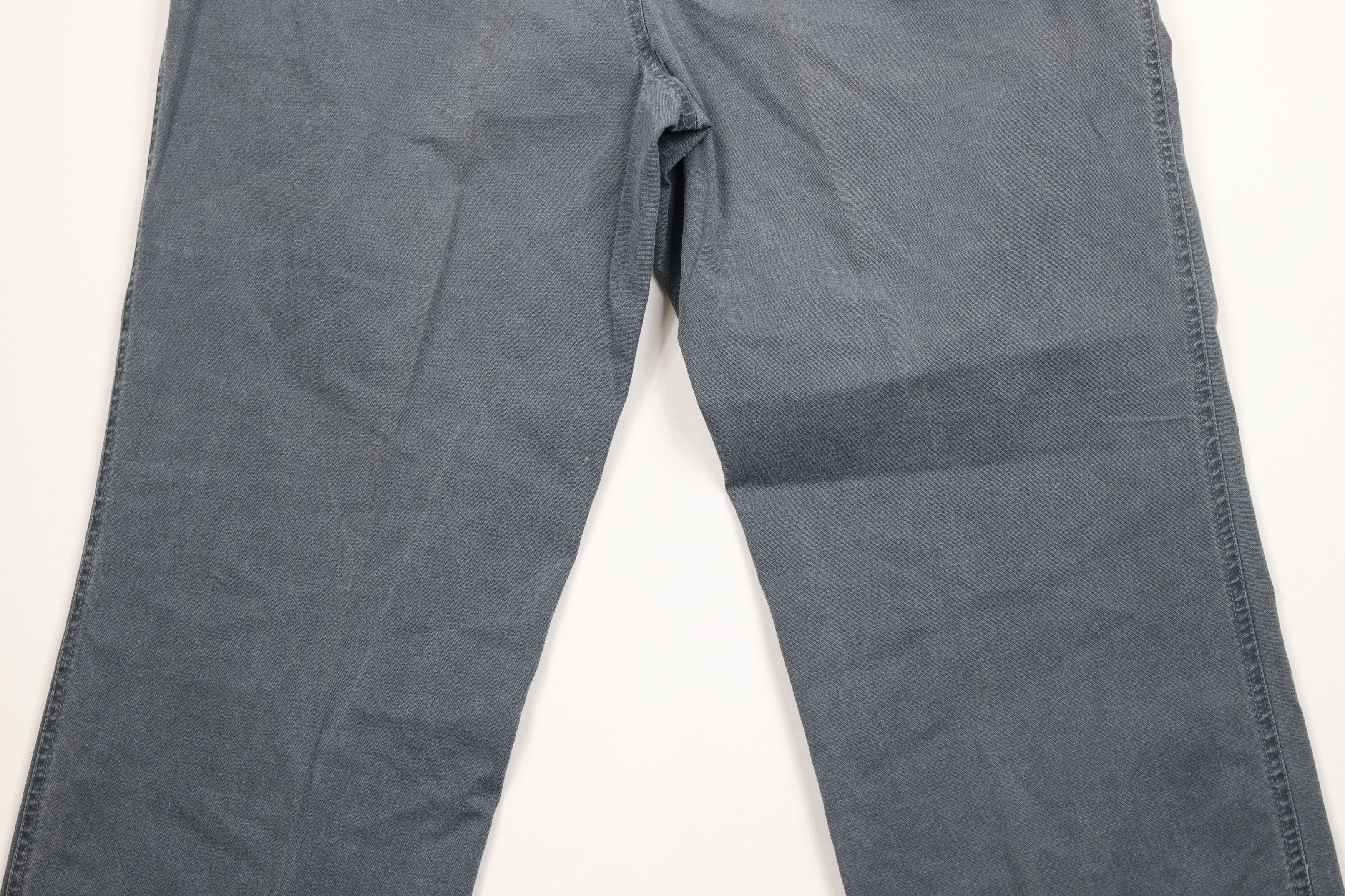Vintage Vintage 90s Streetwear Pleated Wide Leg Canvas Pants Size US 38 / EU 54 - 10 Thumbnail