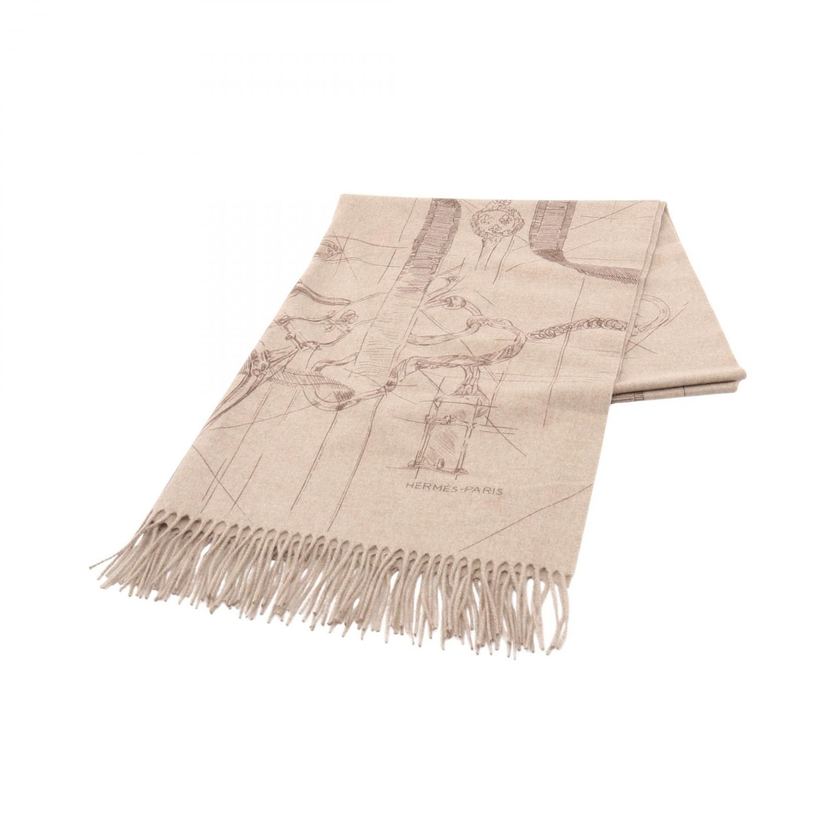 Hermes Hermes Hermes Cavalcadour Esquisse Cashmere Scarf Textile Scarf DUTY FREE for USA Size ONE SIZE - 1 Thumbnail