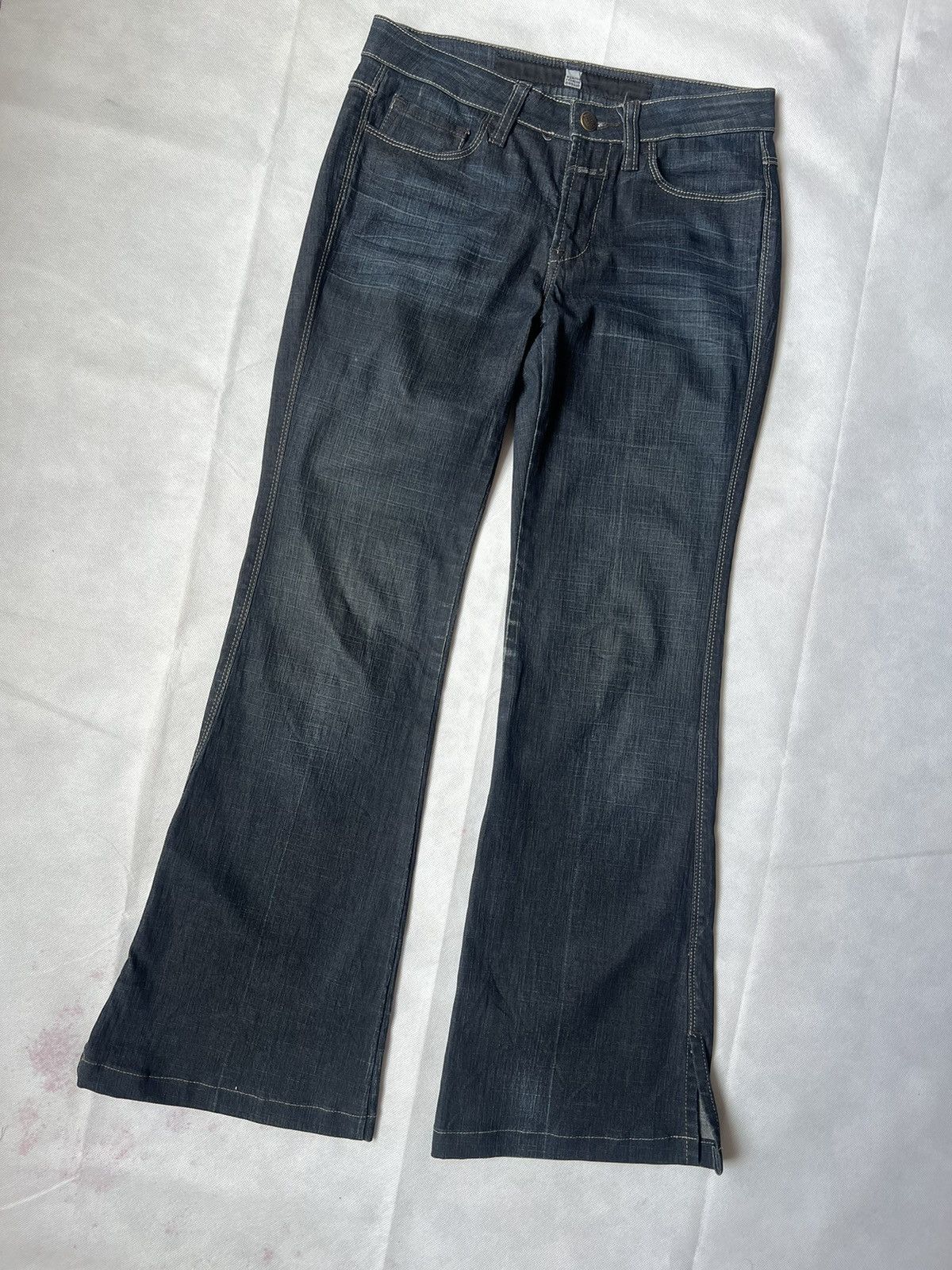 Marithe + Francois Girbaud Marithe Francois Girbaud Open Flared Jeans Size 28" / US 6 / IT 42 - 3 Thumbnail