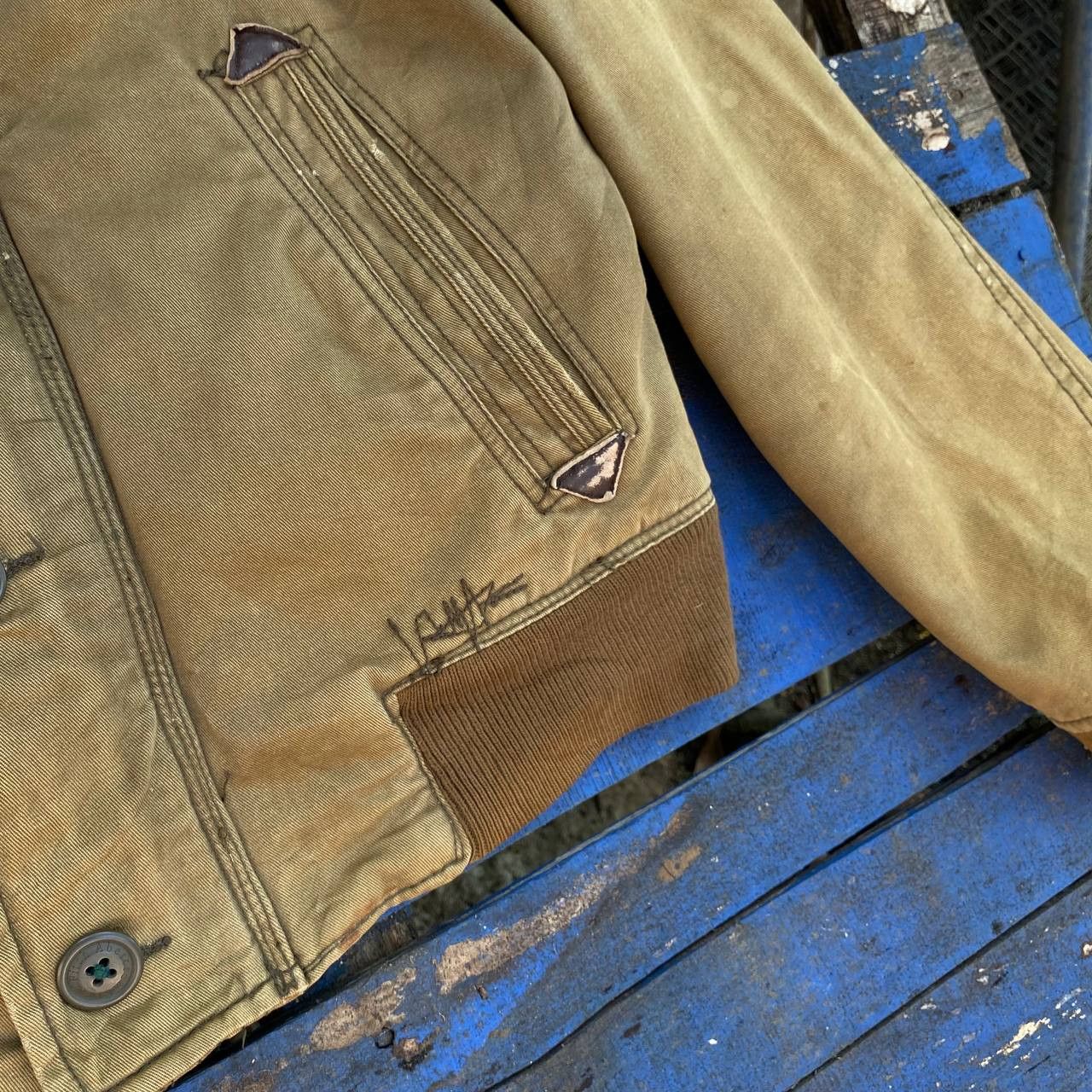 Abercrombie & Fitch Vtg Abercrombie&Fith Harrison Jacket Sherpa Lined Sun Faded Size US S / EU 44-46 / 1 - 11 Thumbnail