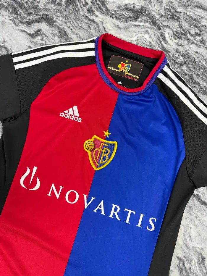 Adidas Adidas Basel 2016 2017 Home Football Shirt Soccer Jersey Size US S / EU 44-46 / 1 - 3 Thumbnail