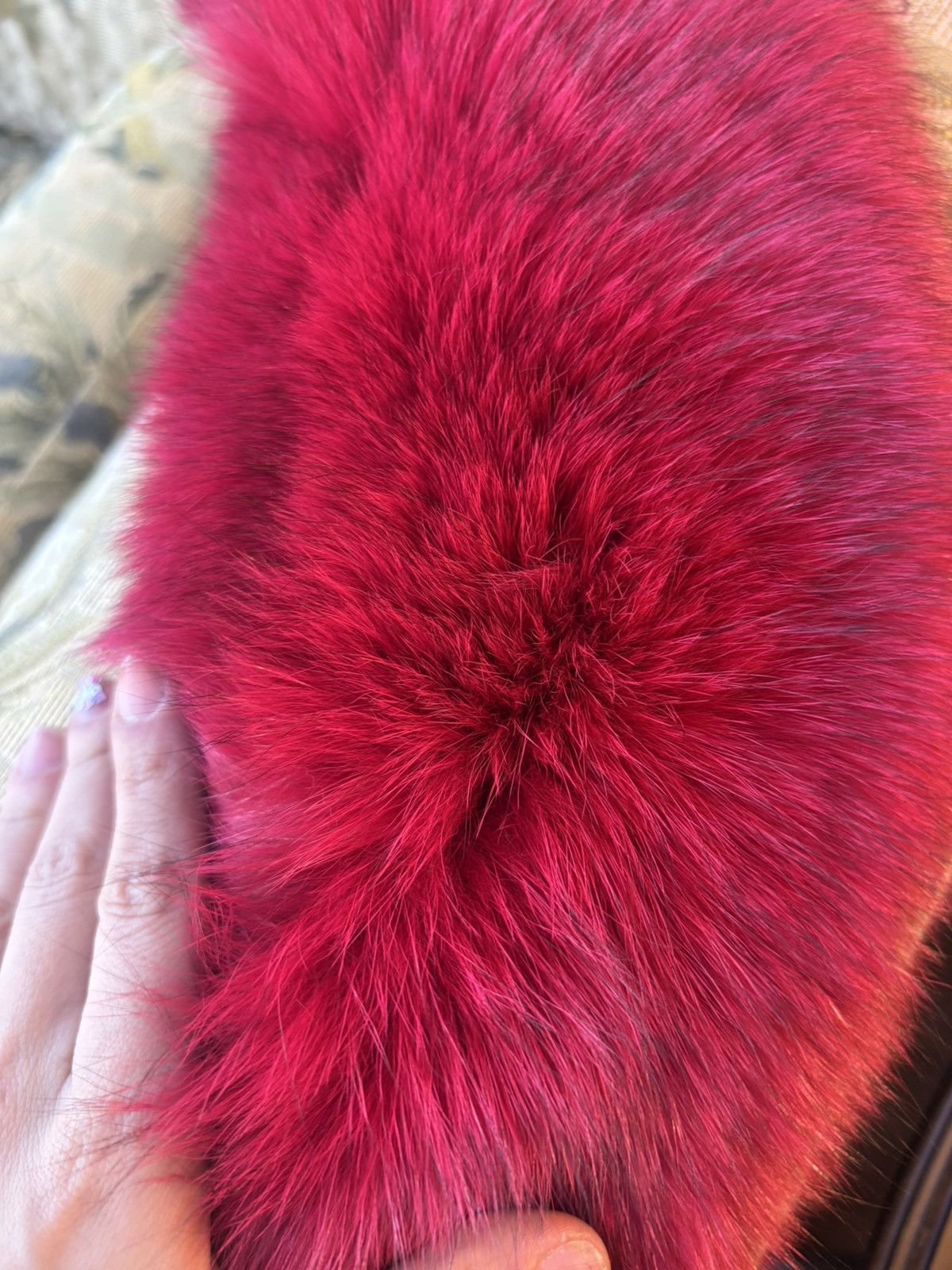 Vintage Faux fur collar Size ONE SIZE - 8 Thumbnail