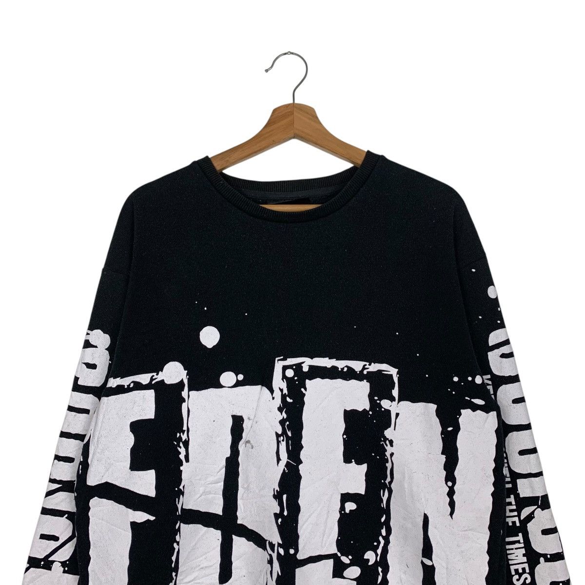 Japanese Brand DEFECTIVE STRUCT Break Down The Walls Sweatshirt #1902-C83 Size US M / EU 48-50 / 2 - 2 Thumbnail