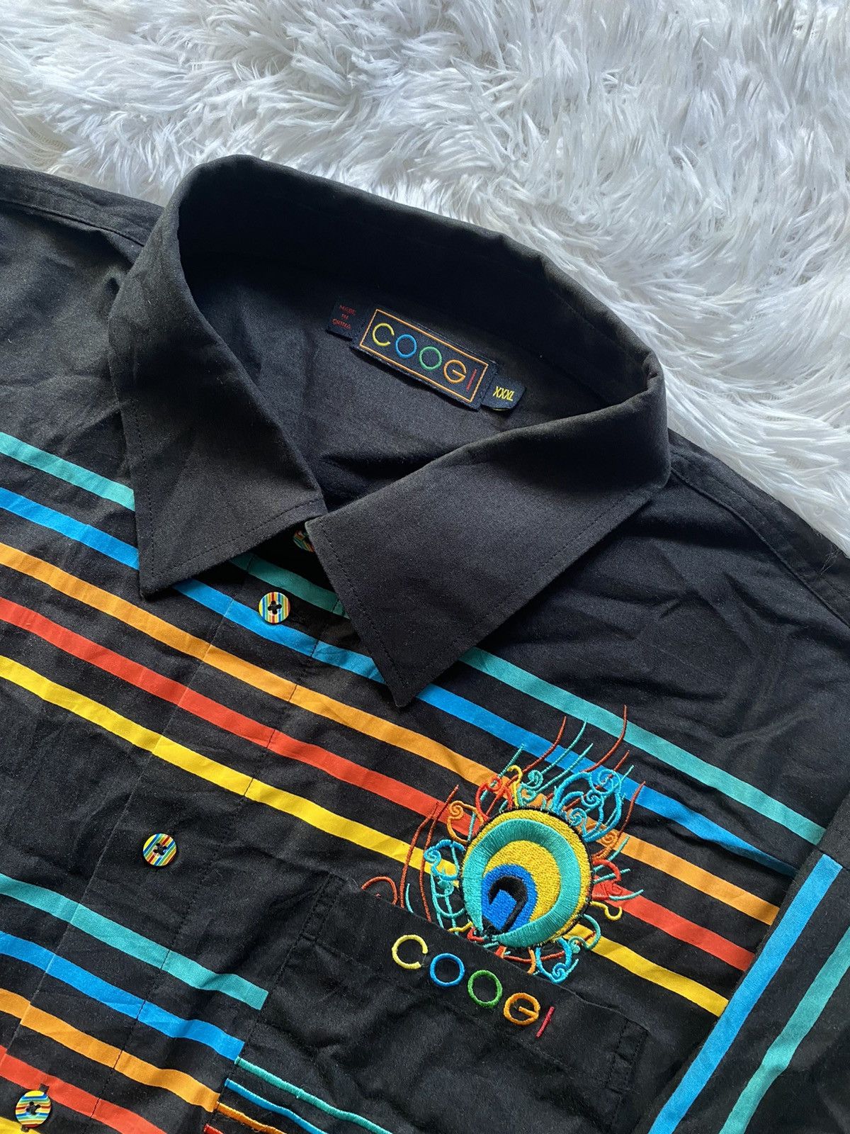 Coogi × Vintage Coogi Button Up Tee Size US XXL / EU 58 / 5 - 2 Thumbnail