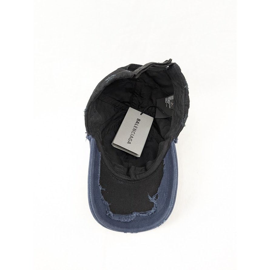 Balenciaga o1rshd1 Q:3 / Size: L / DUP/ Femme Logo Cap / Hat Blue/Black Size ONE SIZE - 16 Thumbnail