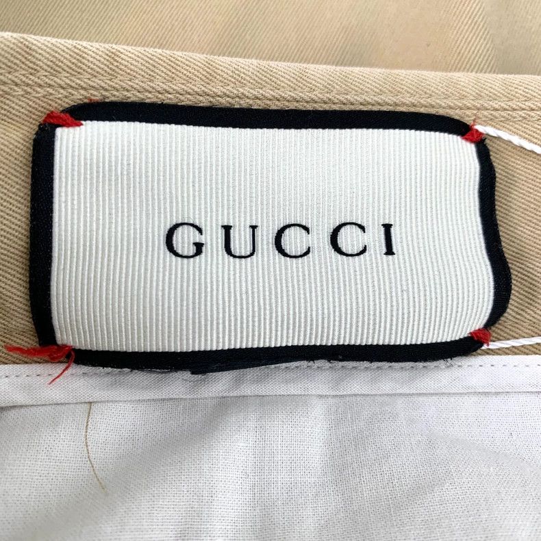 Gucci Gucci Khaki cotton straight casual trousers 2501-Nextarrow Size US 34 / EU 50 - 5 Thumbnail