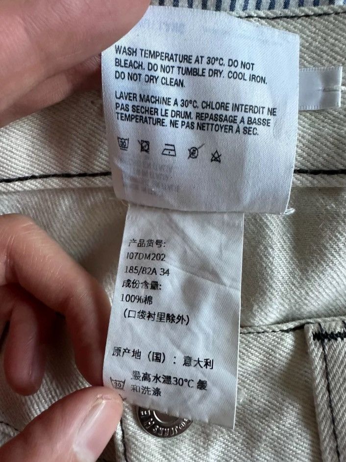 Helmut Lang Helmut Lang white straight leg jeans 2412-Nextarrow Size US 34 / EU 50 - 5 Thumbnail