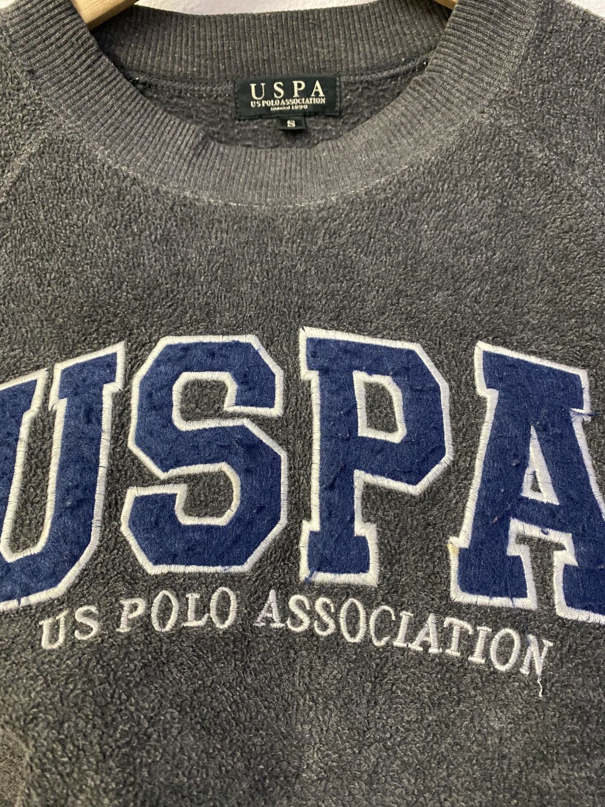 U.S. Polo Assn. × Vintage Vintage US Polo Association Fleece Sweatshirt Size US S / EU 44-46 / 1 - 8 Thumbnail