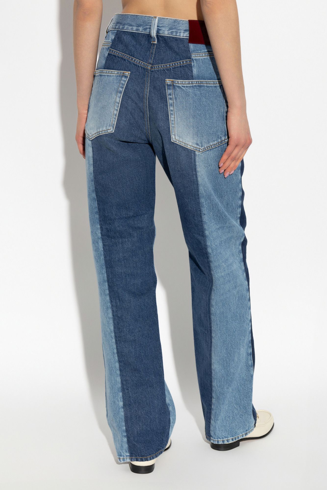 Gucci o1la5ras0526 Baggy Denim Pant With Petite Fit in Blue Size 27" / US 4 / IT 40 - 4 Thumbnail