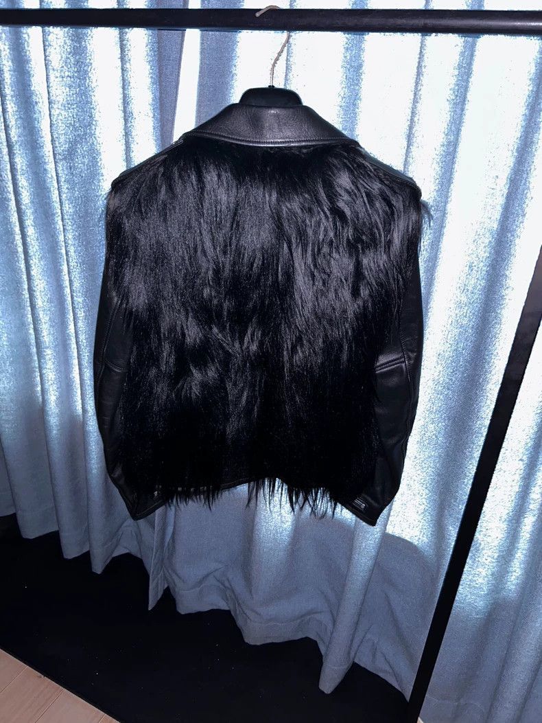 Saint Laurent Paris Saint Laurent Paris 13fw fashion horse fur leather jacket-2 Size US S / EU 44-46 / 1 - 2 Thumbnail