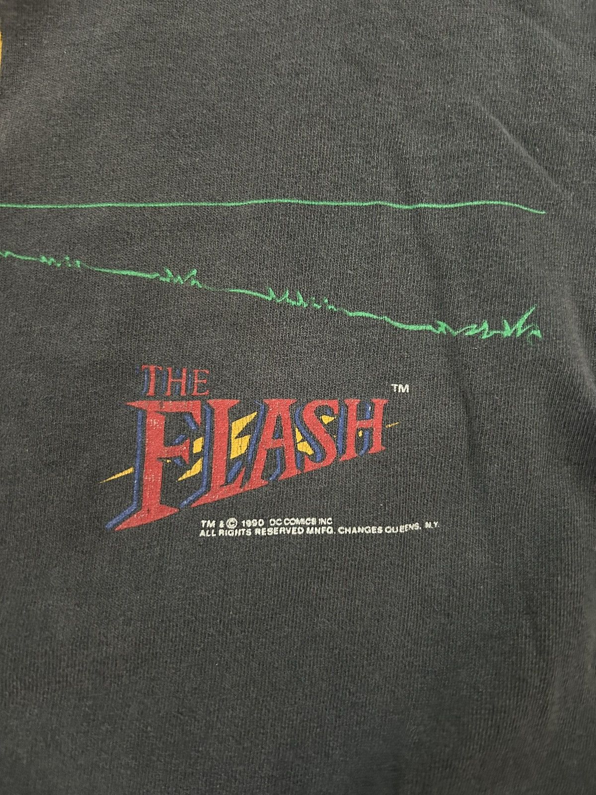 DC Comics The Flash Vintage 1990 DC Comics Tee Size US XL / EU 56 / 4 - 5 Thumbnail