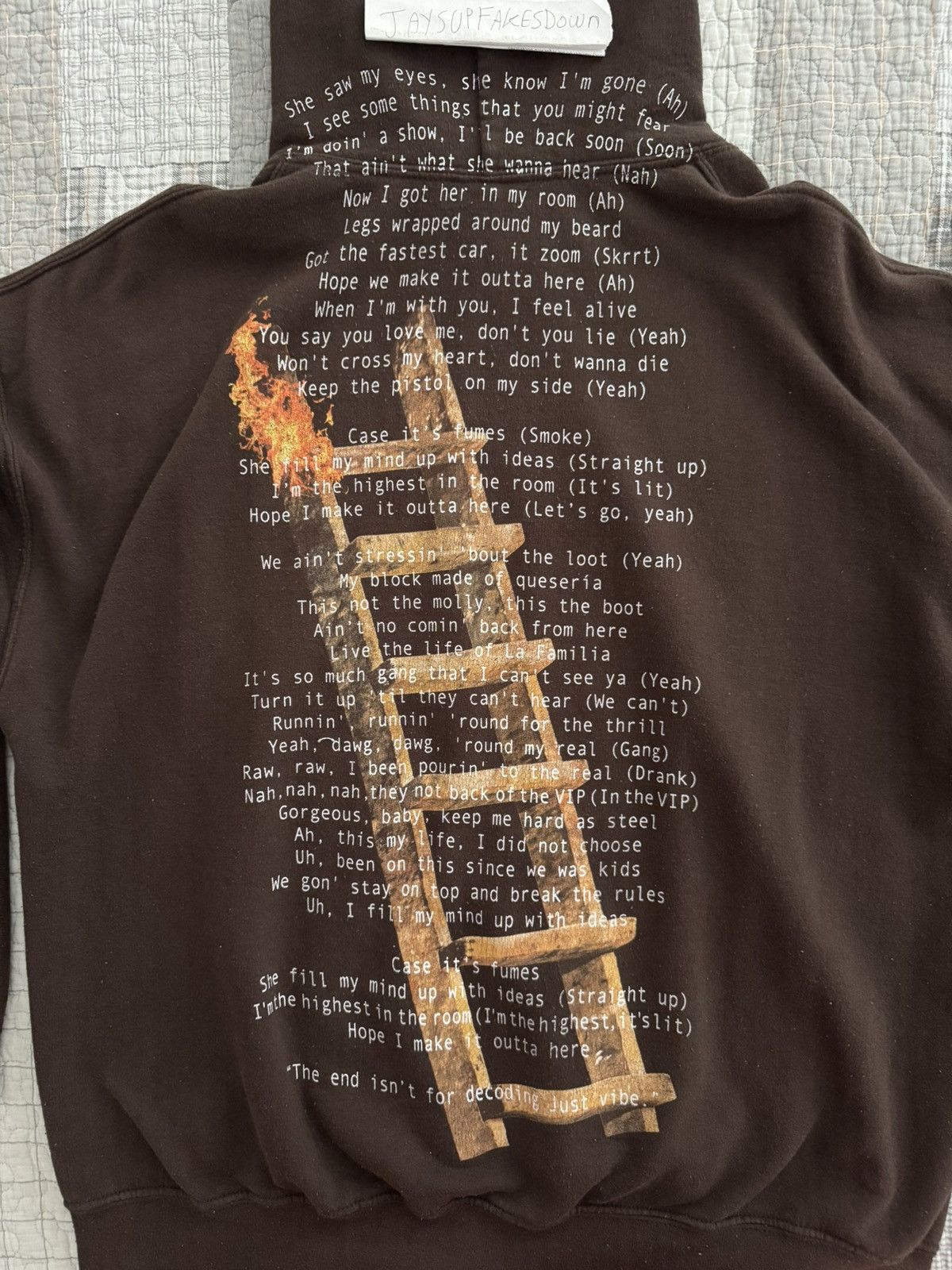 Travis Scott Travis Scott Highest In The Room Not For Decoding Hoodie Size US L / EU 52-54 / 3 - 4 Thumbnail