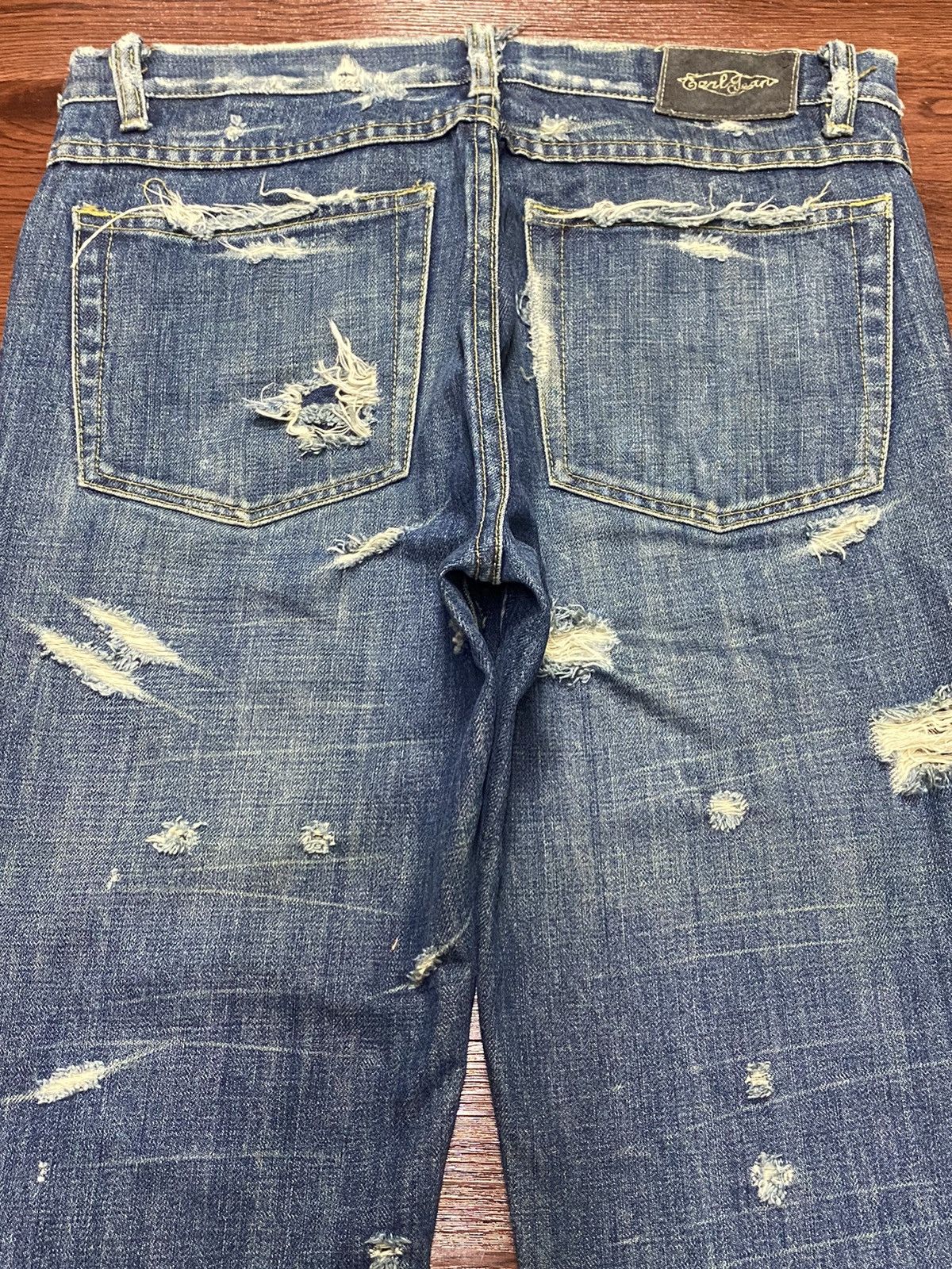 Earl Jeans Earl Jean Western Rare Distressed Seditionary Flare jeans Size US 32 / EU 48 - 4 Thumbnail