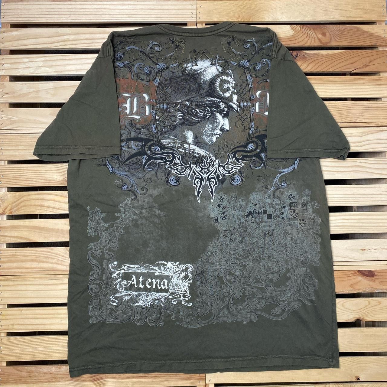 Other Brad Butter Green Y2K Goddess Athena Tee Size XL Size US XL / EU 56 / 4 - 1 Thumbnail