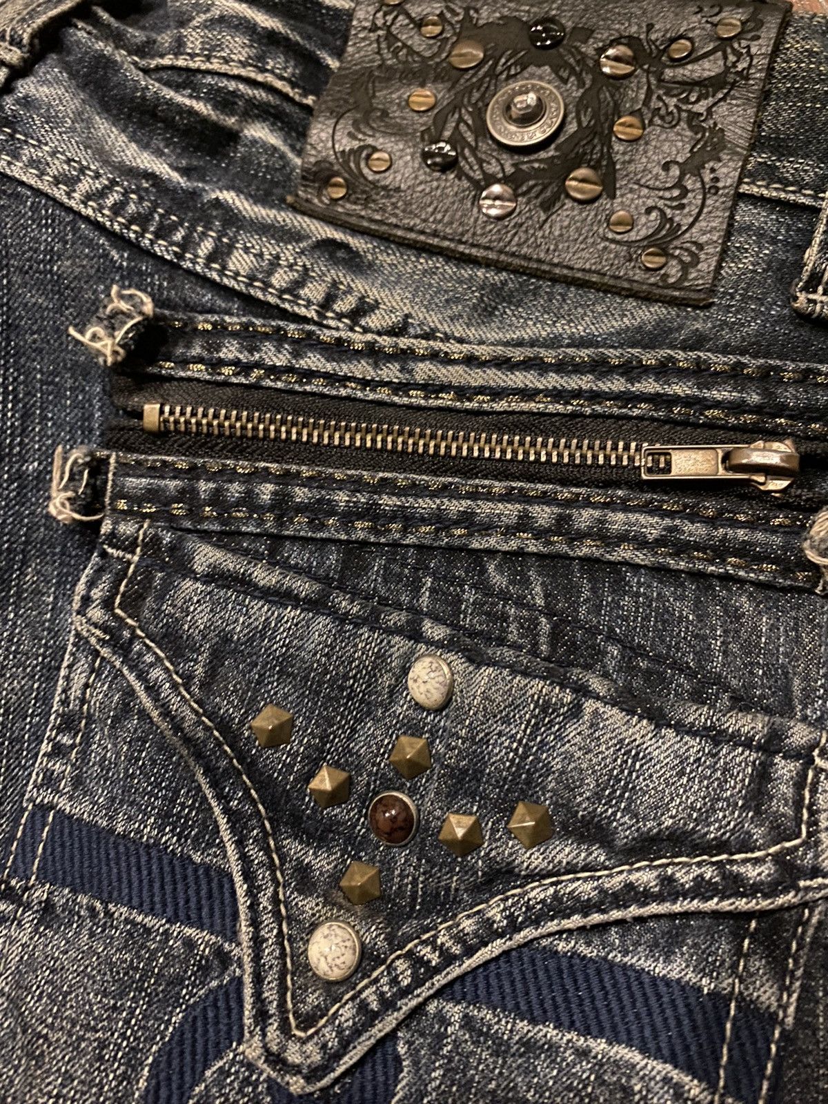 Hysteric Glamour × Japanese Brand Crazy lightning Villand wash japan 🇯🇵 Size US 32 / EU 48 - 6 Thumbnail