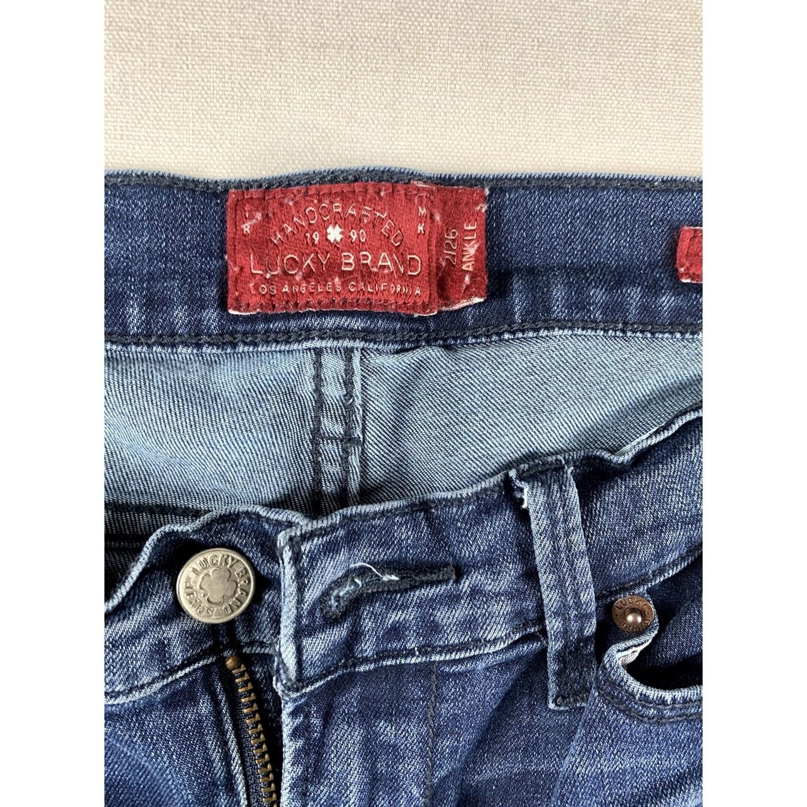 Lucky Brand LUCKY BRAND JEANS Skinny Womens Size 2/26 Blue Brooklyn Size 26" / US 2 / IT 38 - 5 Thumbnail