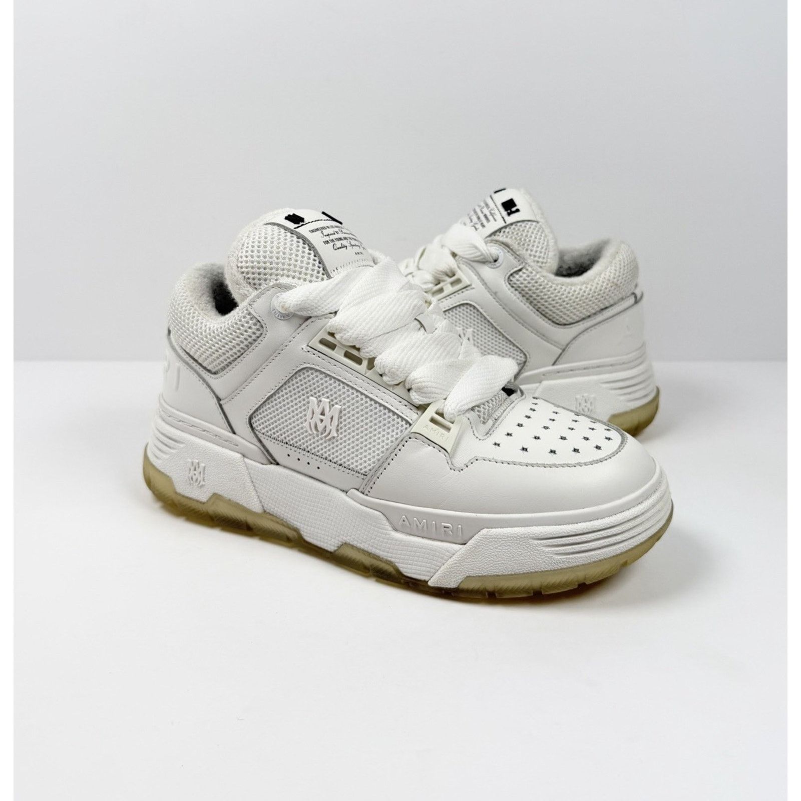 Amiri Size 38/8 - Amiri MA-1 White Sneakers Size US 8 / IT 38 - 2 Thumbnail