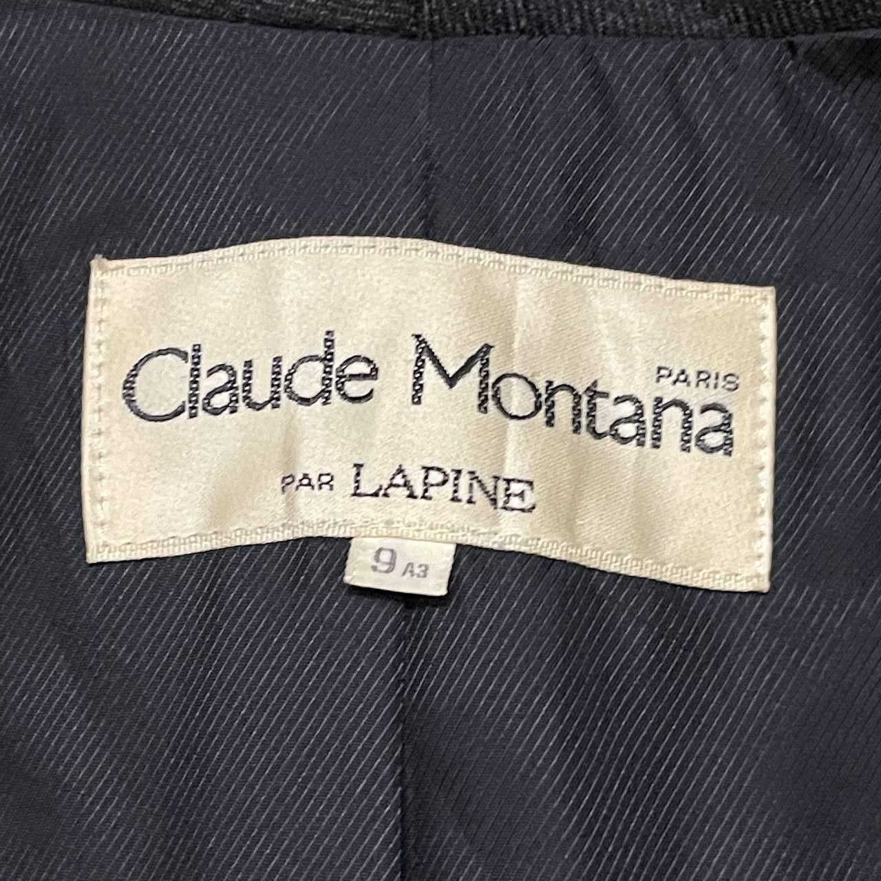 Claude Montana Vintage Claude Montana Paris Wool Coat Size M / US 6-8 / IT 42-44 - 7 Thumbnail